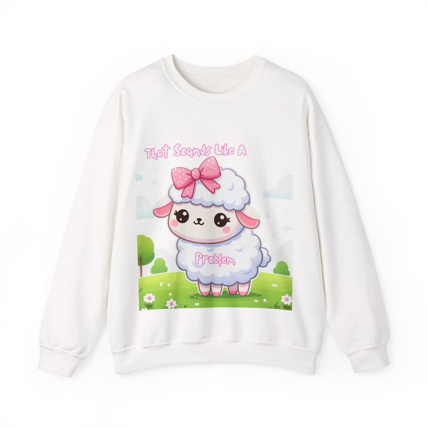Ewe Problem - Unisex Heavy Blend™ Crewneck Sweatshirt