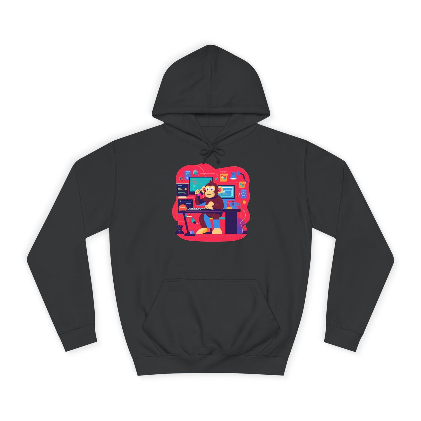 Colorful College Hoodie, Unisex Sweatshirt, School Spirit Wear, Gift for Students, Cozy Campus Apparel, College Graduation Gift