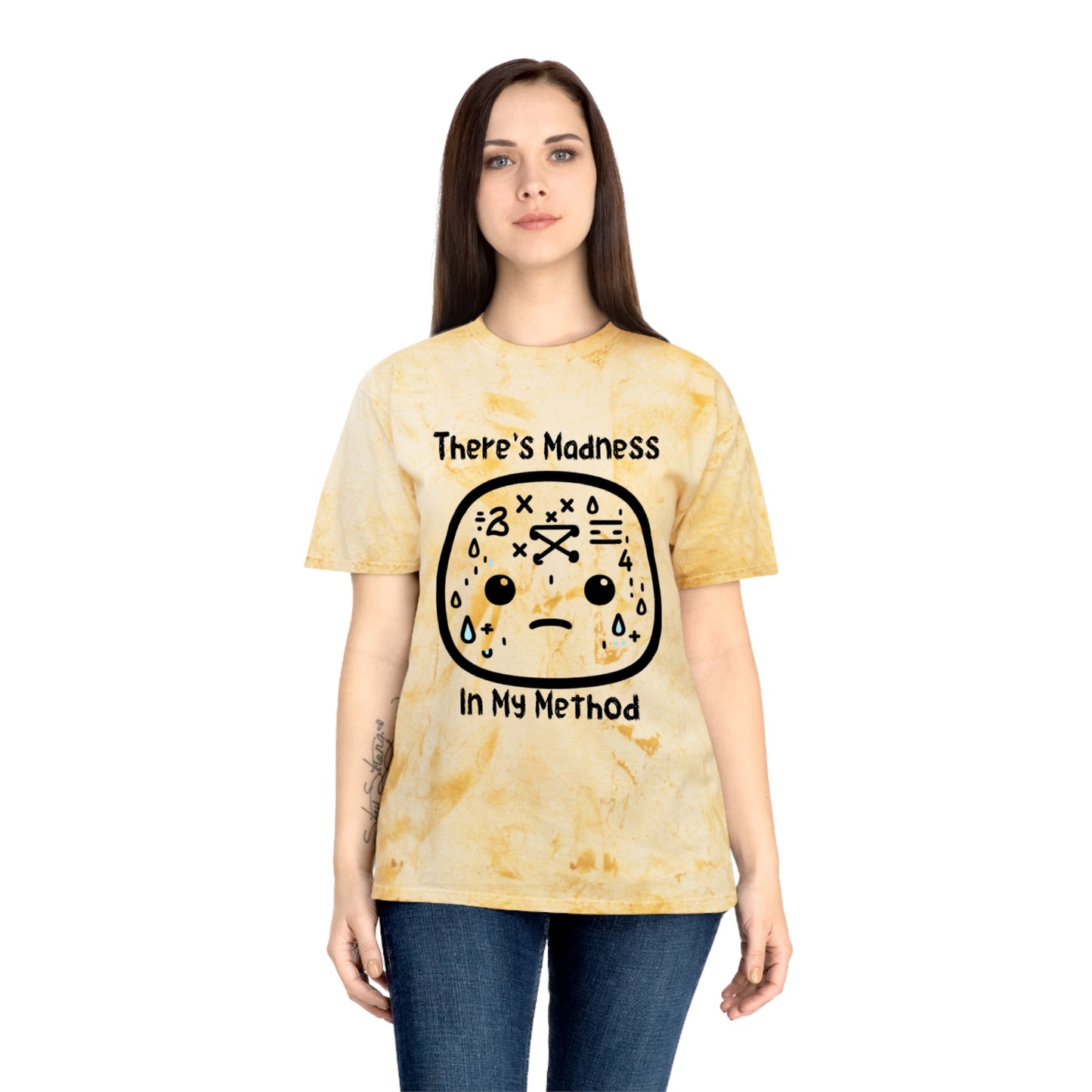 Unisex Color Blast T-Shirt | "There's Madness In My Method" Graphic Tee | Trendy Casual Wear for Kids & Adults
