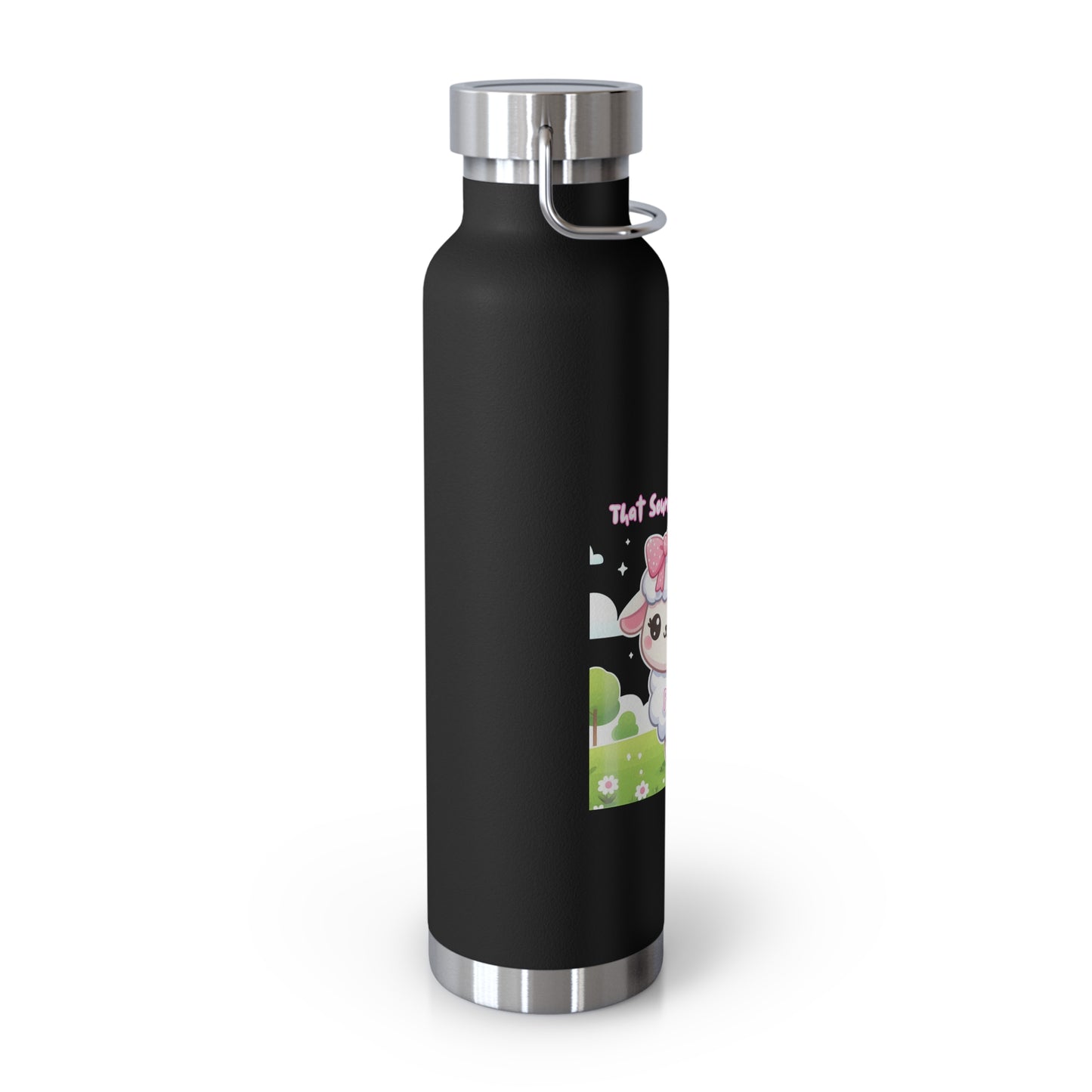 Cute Sheep Insulated Water Bottle - 22oz, Perfect Gift for Animal Lovers
