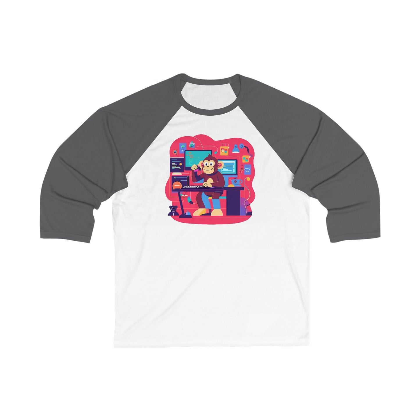 Unisex 3\4 Sleeve Baseball Tee
