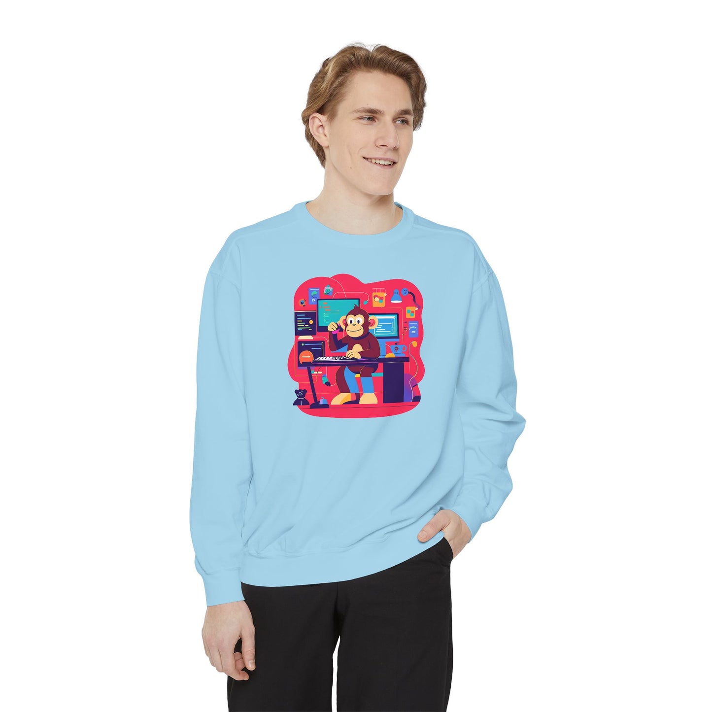 Unisex Garment-Dyed Sweatshirt