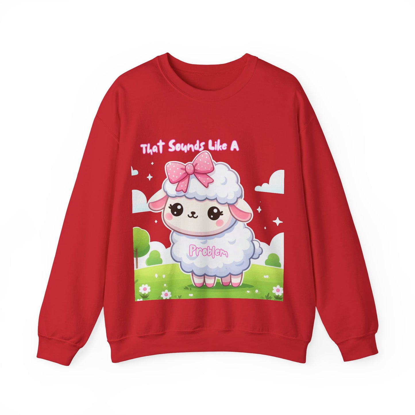 Ewe Problem - Unisex Heavy Blend™ Crewneck Sweatshirt