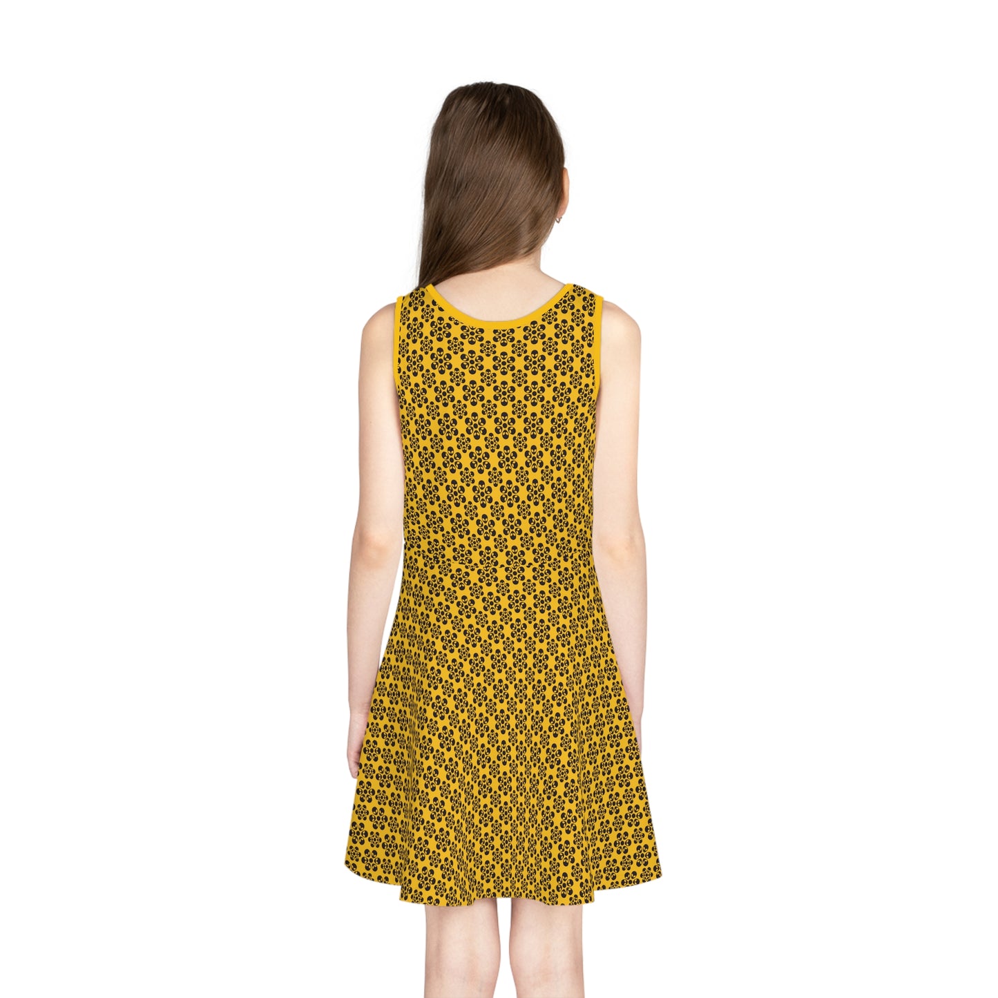 Girls Alien Sundress - Yellow