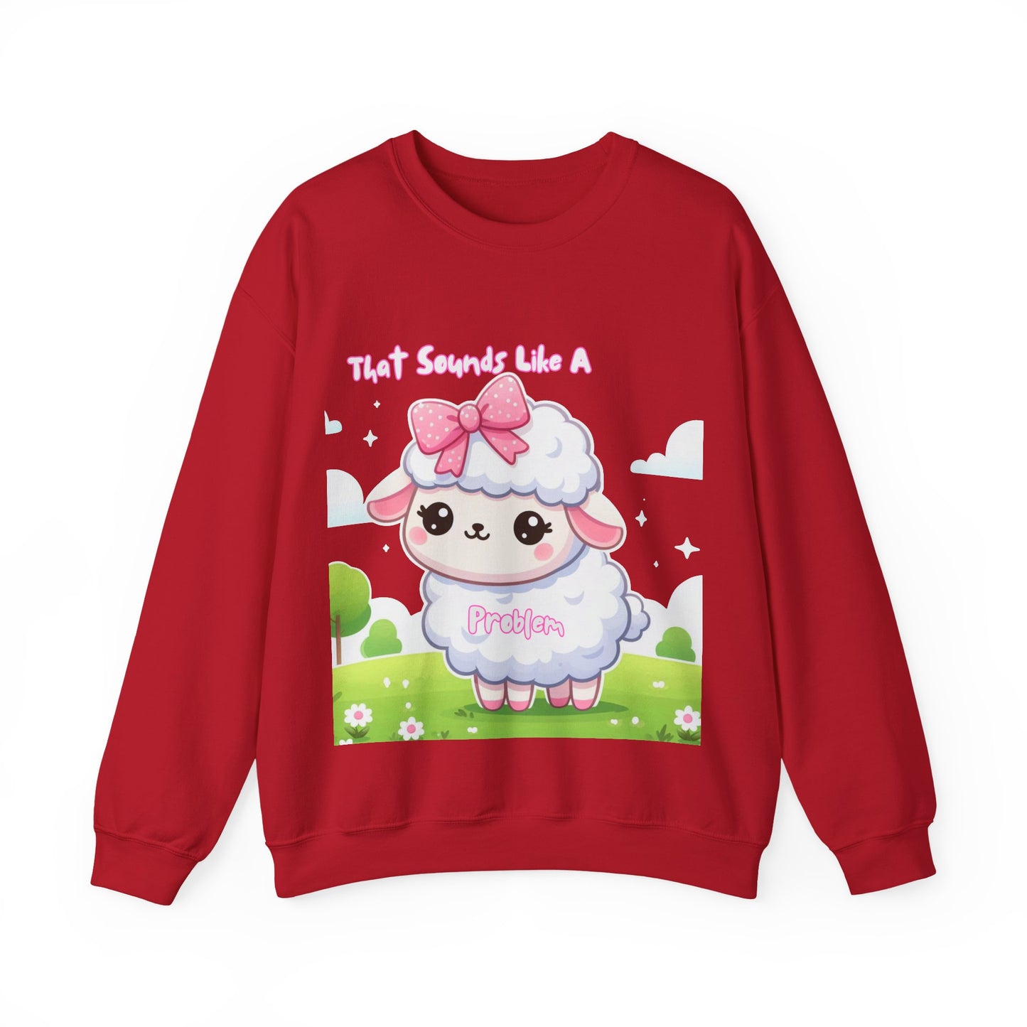 Ewe Problem - Unisex Heavy Blend™ Crewneck Sweatshirt