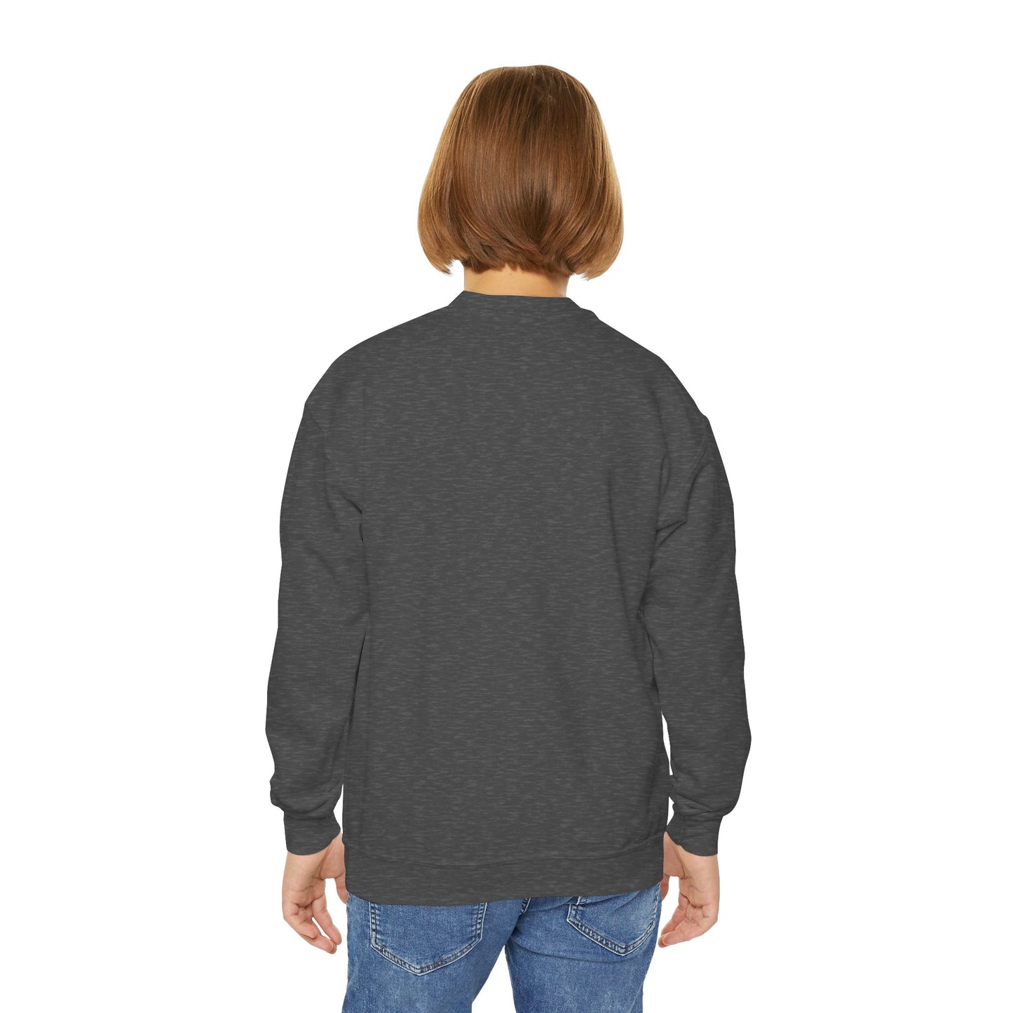 Invasticate Youth Crewneck Sweatshirt, Cool Sweatshirt for Kids, Youth Clothing, Trendy Apparel, Inspirational Gift, Cozy Fashion