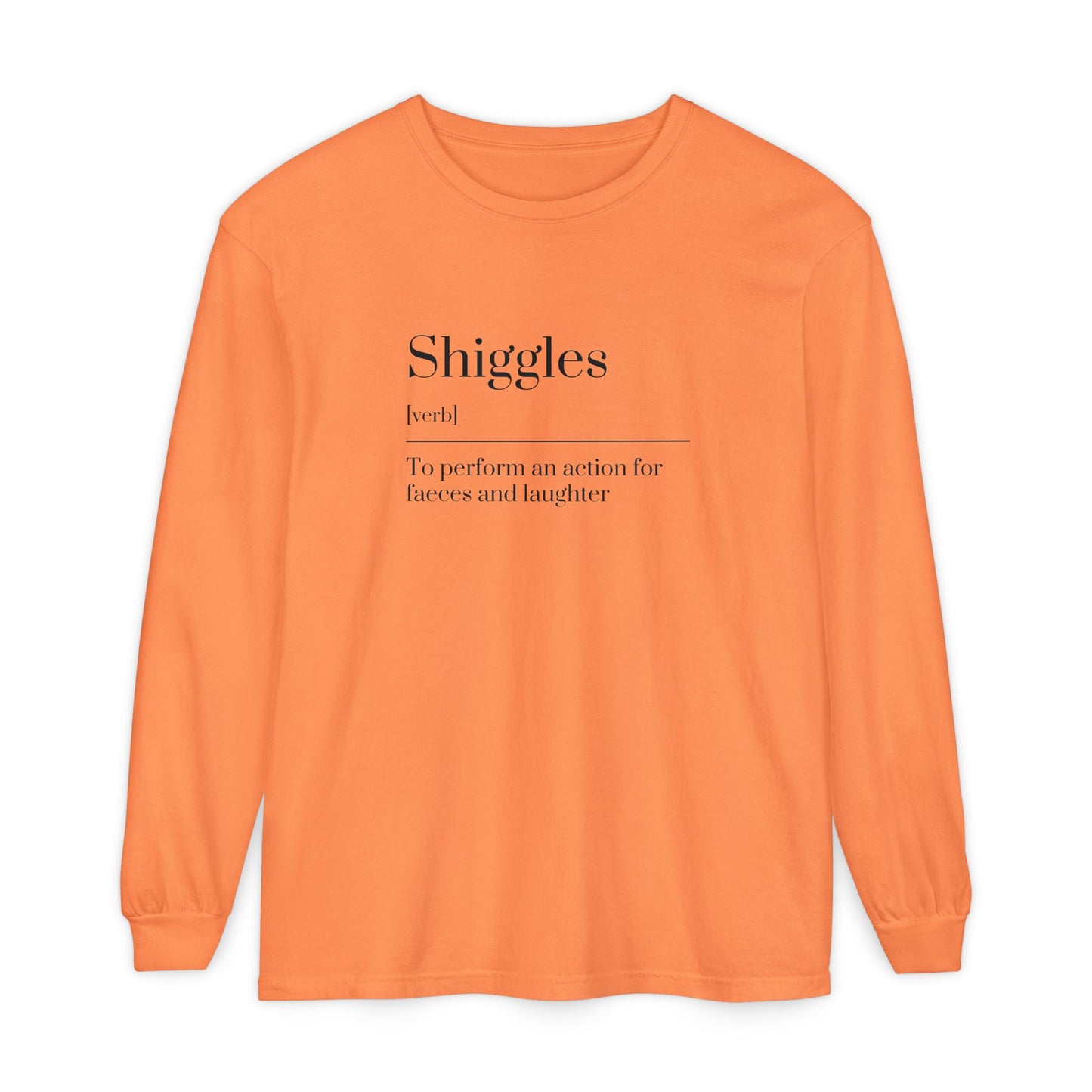 Unisex Garment-dyed Long Sleeve T-Shirt