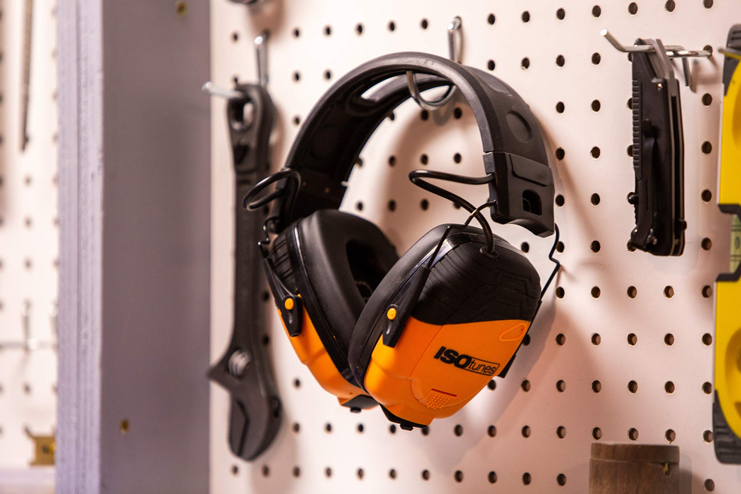 ISOtunes Link Bluetooth Ear Defenders: Over-Ear Earmuff Noise Isolation Headphones, 14+ Hour Battery Life, Rechargeable Lithium Ion (Included) or AAA batteries, 23 dB NRR, 85 dB Safe Volume Limit