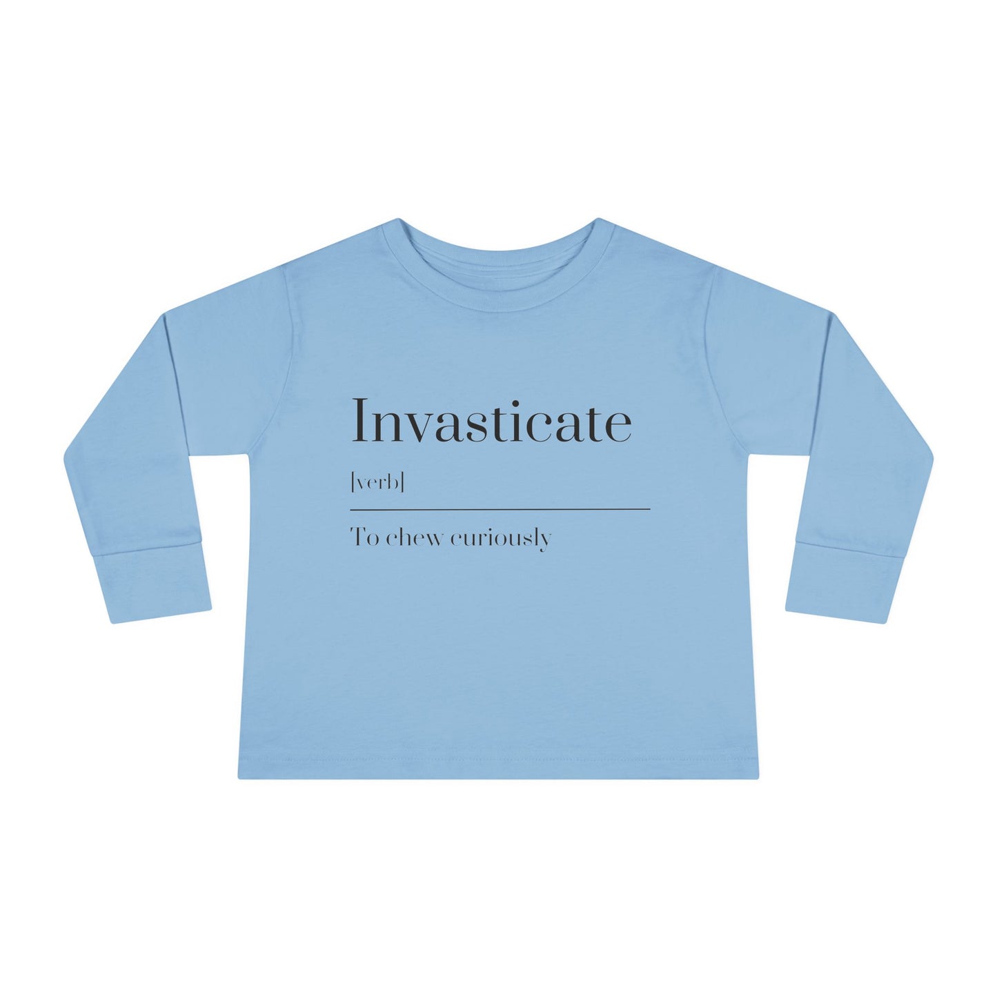 Toddler Long Sleeve Tee with Inspirational Quote, Cute Kids Shirt, Kids Gift, Motivational Toddler Apparel, Cozy Everyday Top