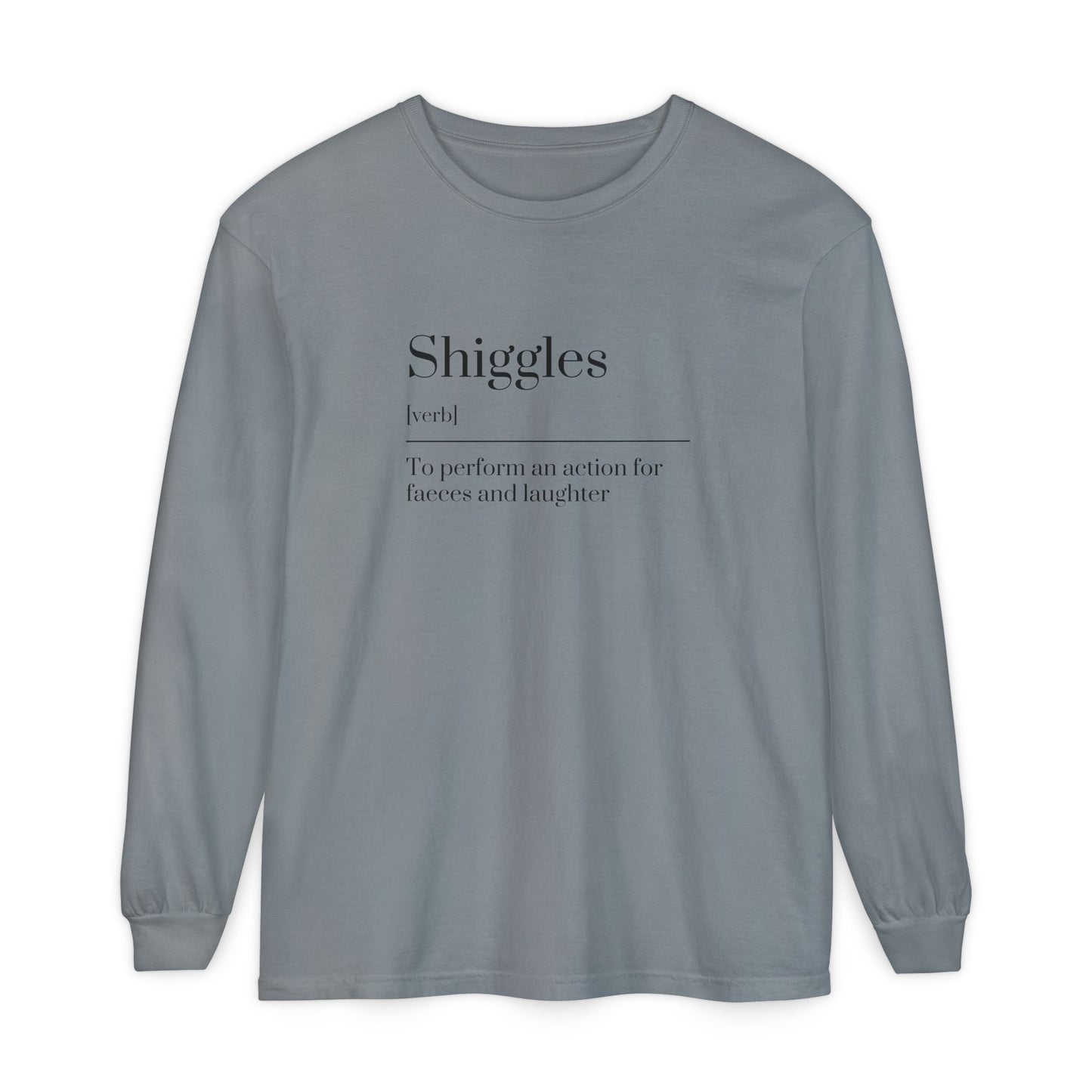 Unisex Garment-dyed Long Sleeve T-Shirt
