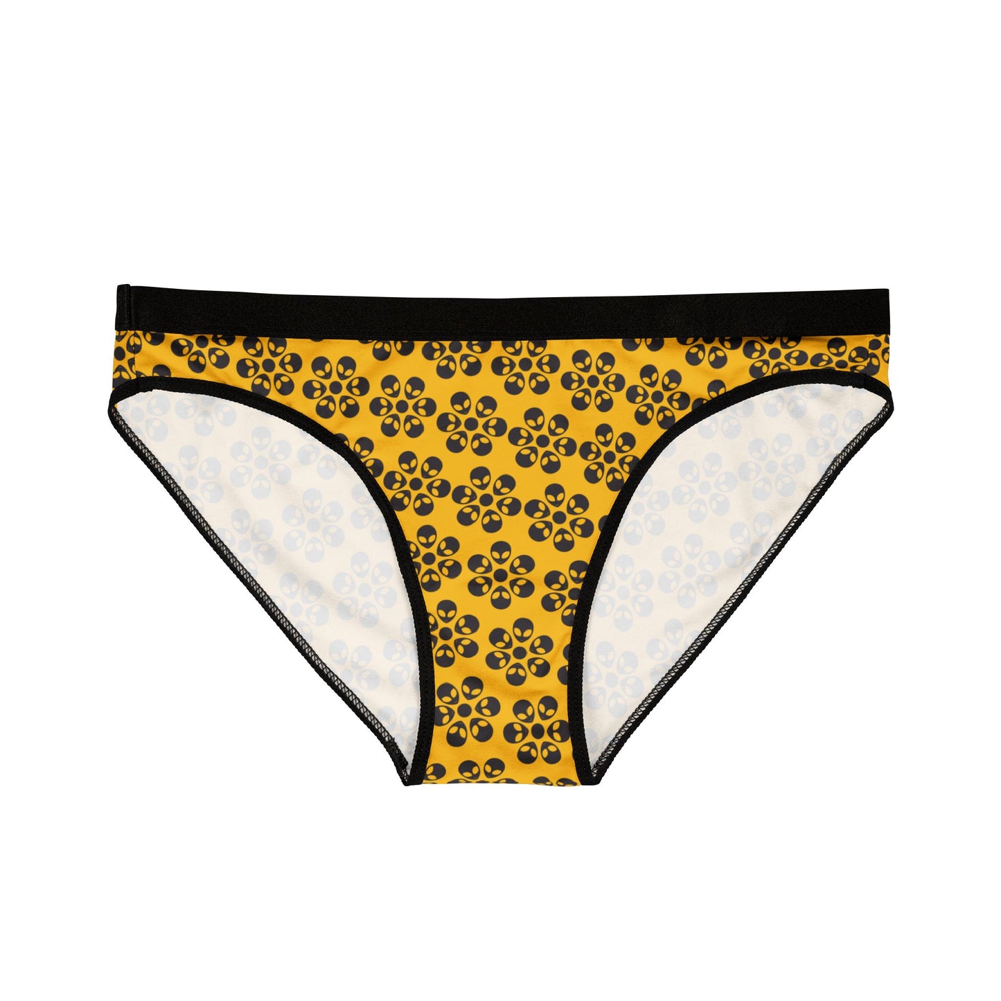 Alien Floral Panties - Yellow