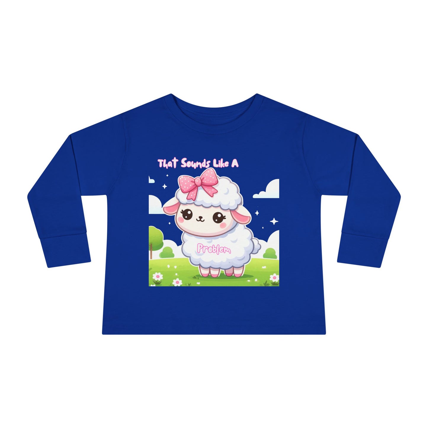 Cute Toddler Long Sleeve Tee - "That Sounds Like A Party" Design