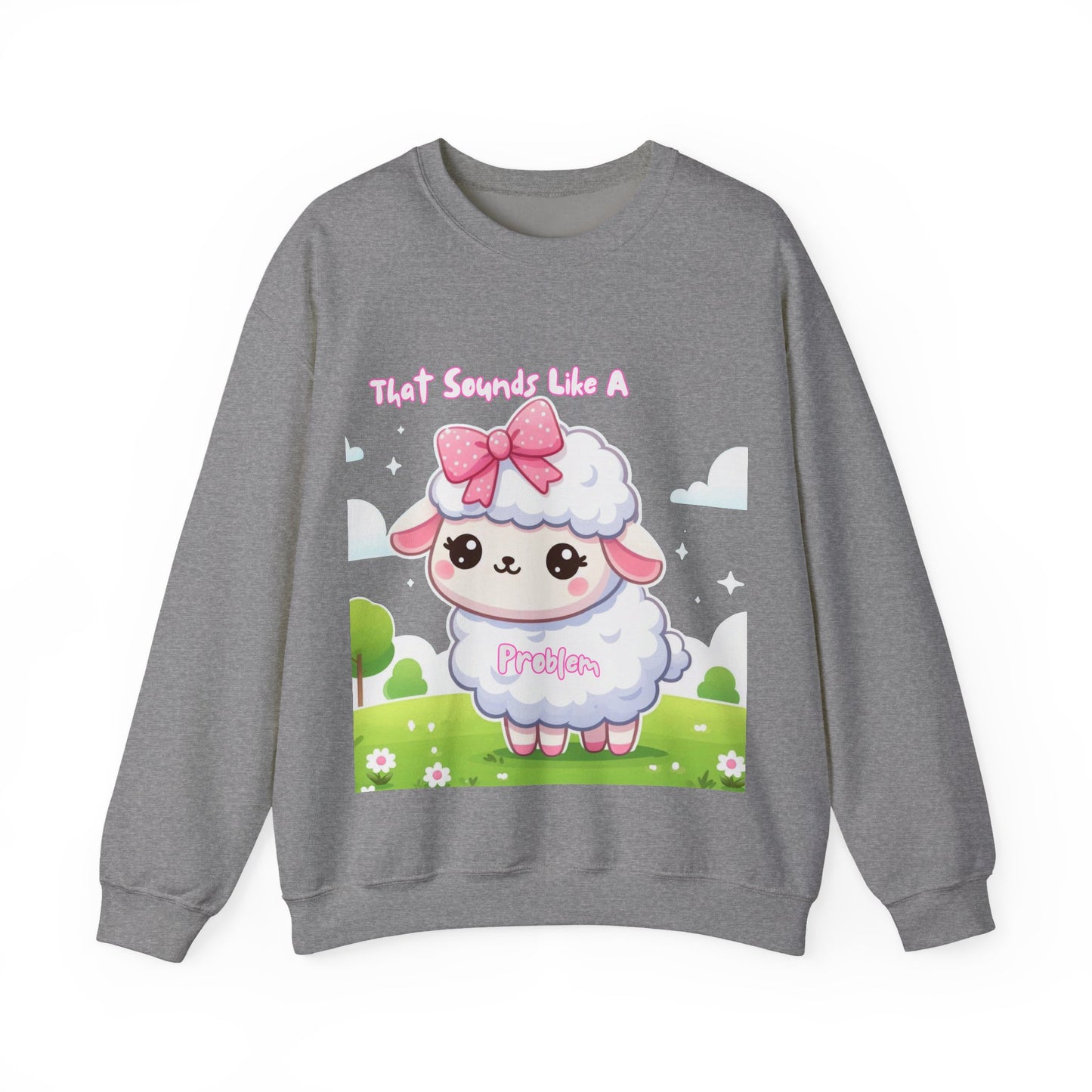 Ewe Problem - Unisex Heavy Blend™ Crewneck Sweatshirt