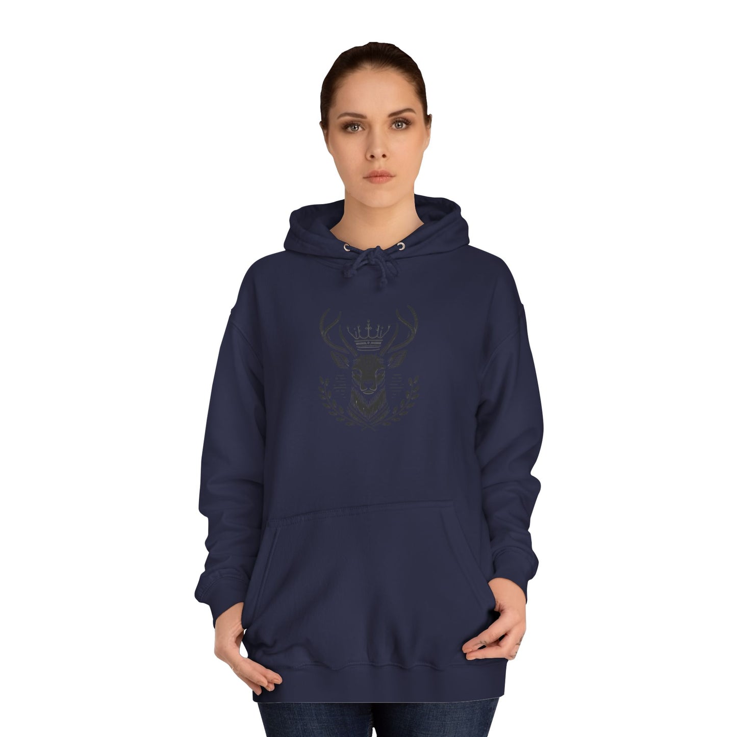 Stylish Unisex College Hoodie with Unique Design, Perfect for Casual Wear, Gifts, College Events, Fall Fashion, and Cozy Lounging - Oh Deer Lord