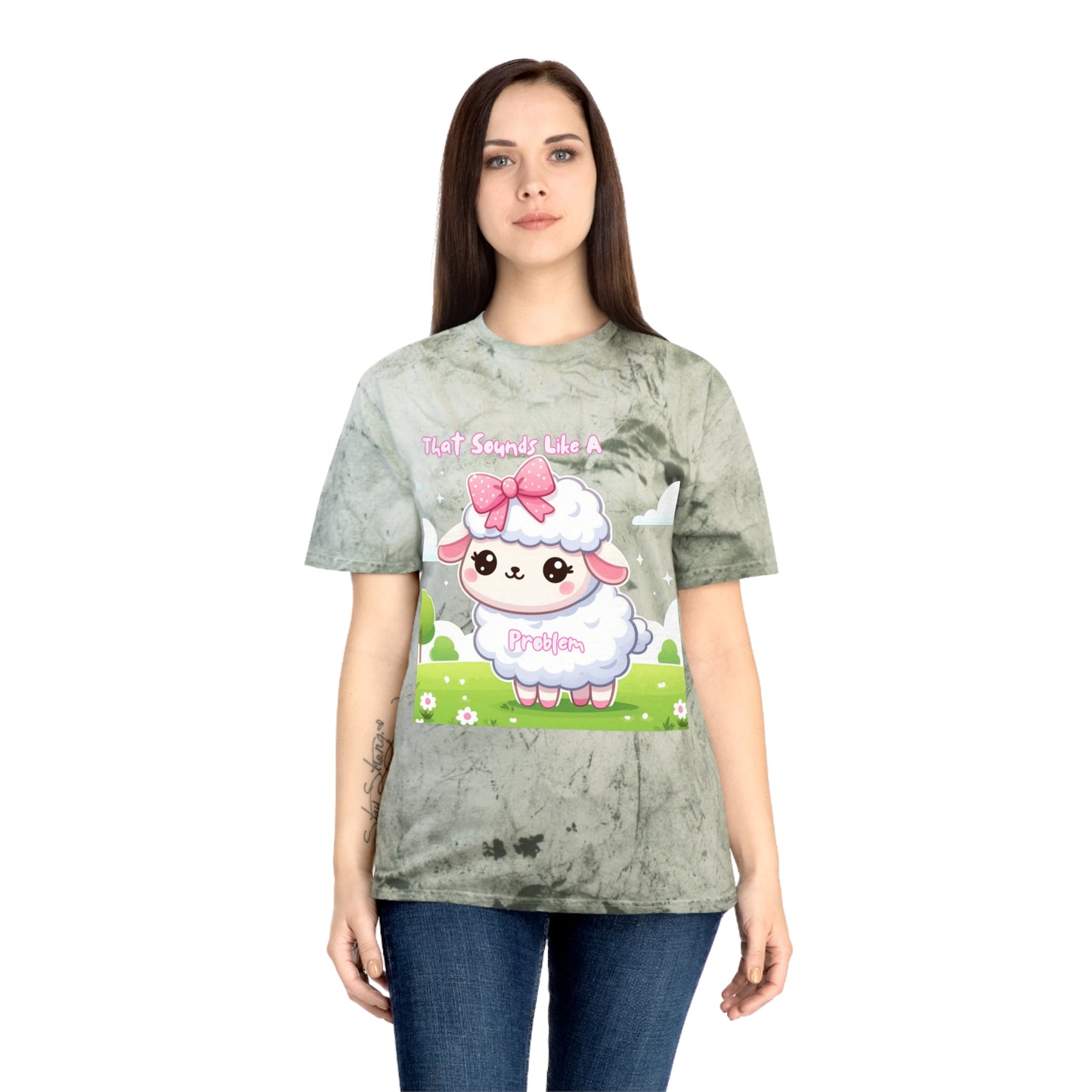 Colorful Cartoon Sheep T-Shirt - Perfect for Animal Lovers & Fun Events!