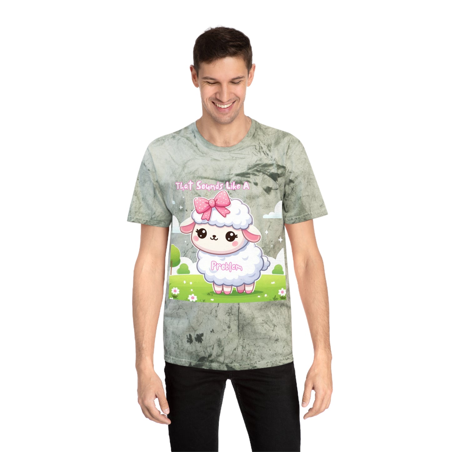 Colorful Cartoon Sheep T-Shirt - Perfect for Animal Lovers & Fun Events!