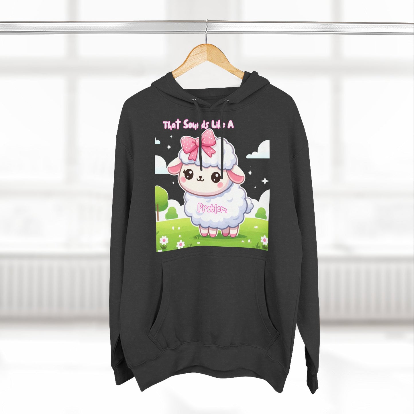 Ewe Problem - Three-Panel Fleece Hoodie