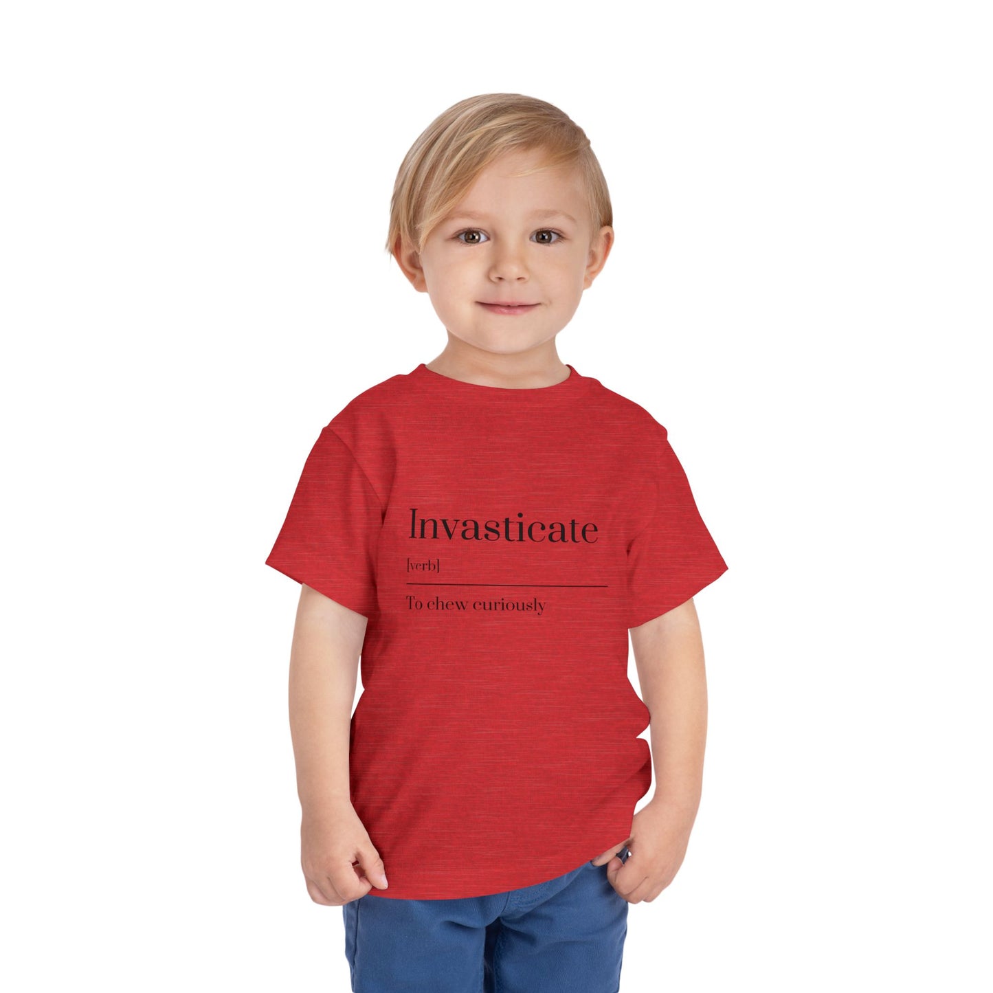 Curious Toddler Tee - Cute Short Sleeve Shirt, Kids Gift, Playful T-Shirt, Educational Apparel, Toddler Clothes