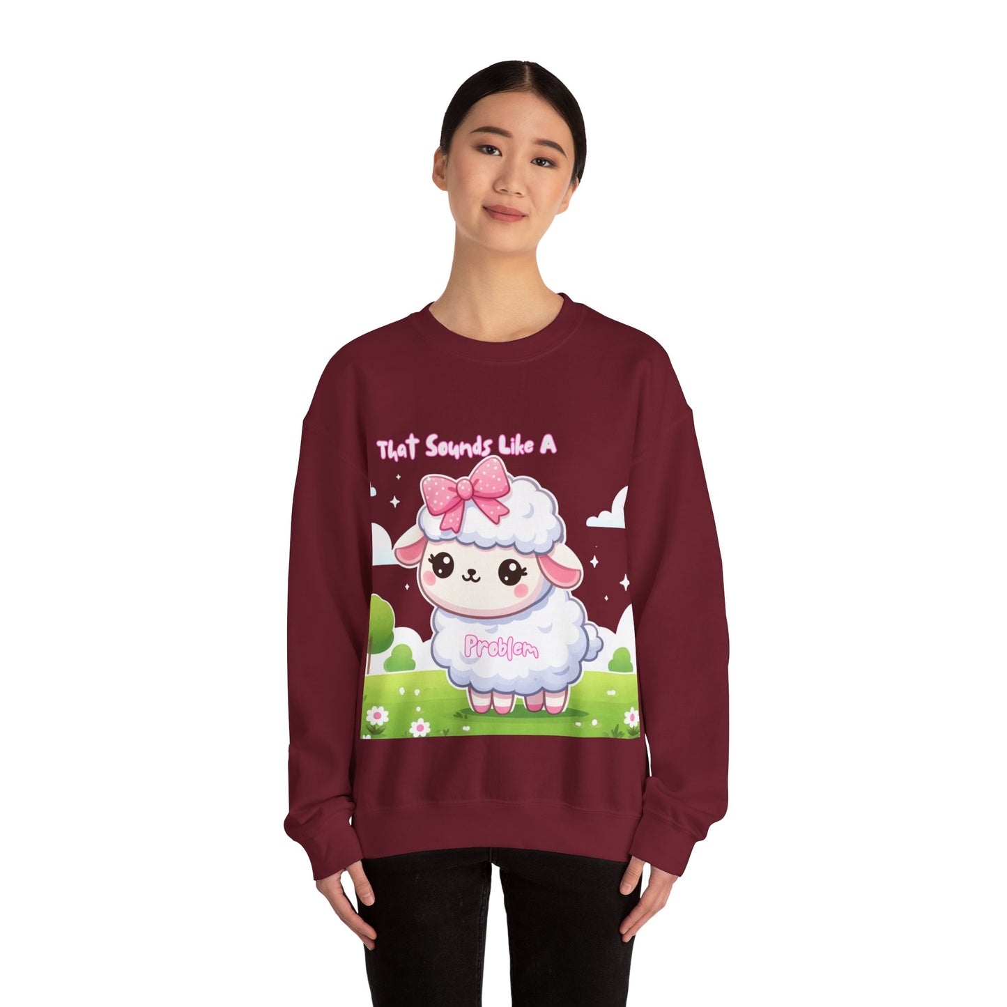 Ewe Problem - Unisex Heavy Blend™ Crewneck Sweatshirt