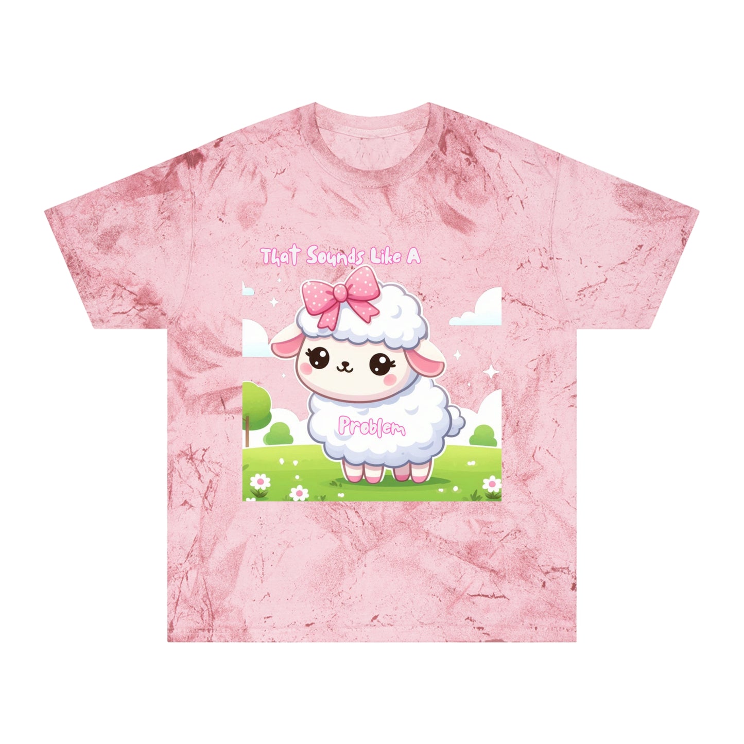 Colorful Cartoon Sheep T-Shirt - Perfect for Animal Lovers & Fun Events!