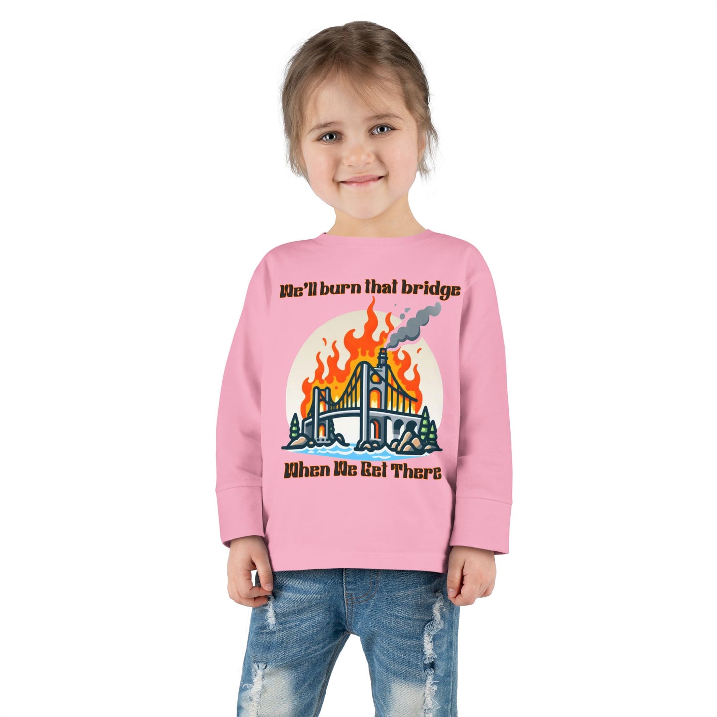 Funny Toddler Long Sleeve Tee - Kids Graphic Shirt, Cute Gift for Birthdays, Playtime, Celebrations, Everyday Wear