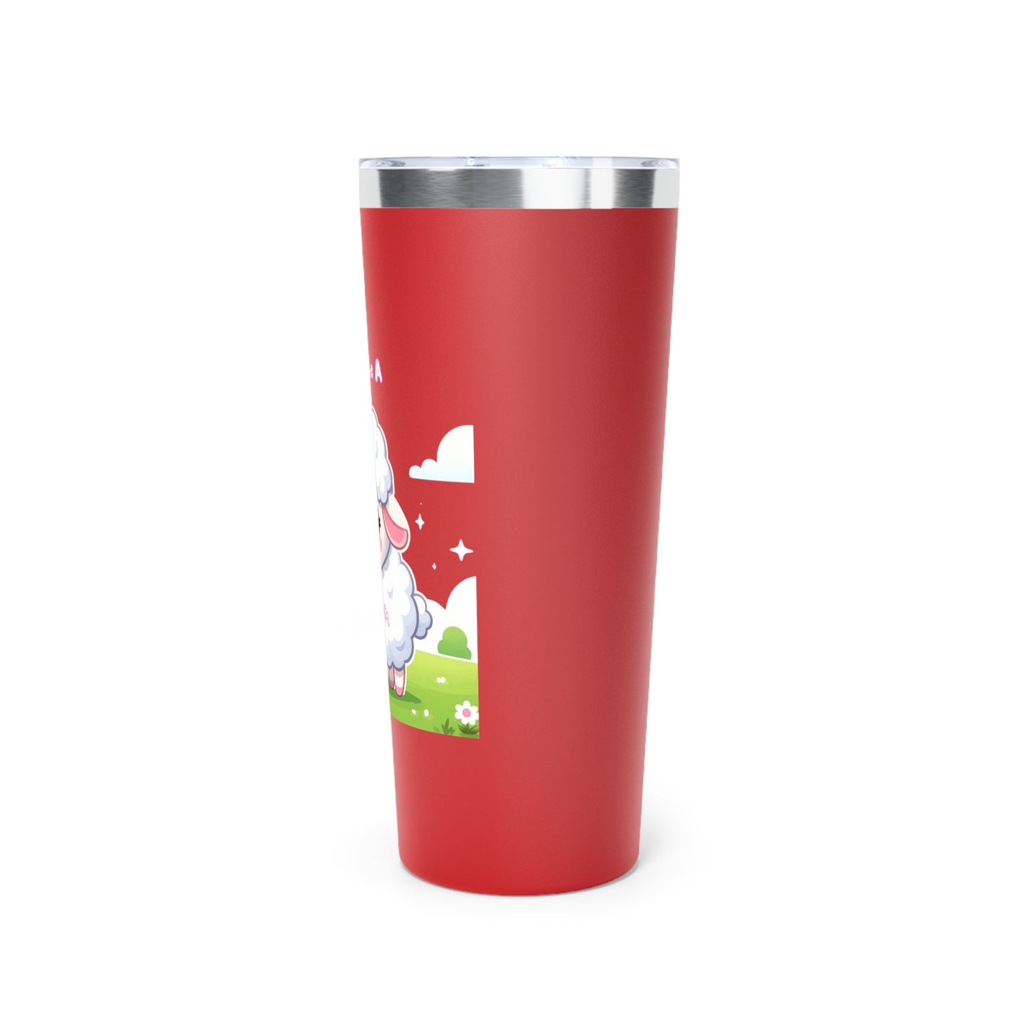 Cute Sheep Tumbler - Insulated Drinkware for Tea & Coffee Lovers, Travel Mug, Gift for Animal Lovers, Birthday Party, Everyday Use