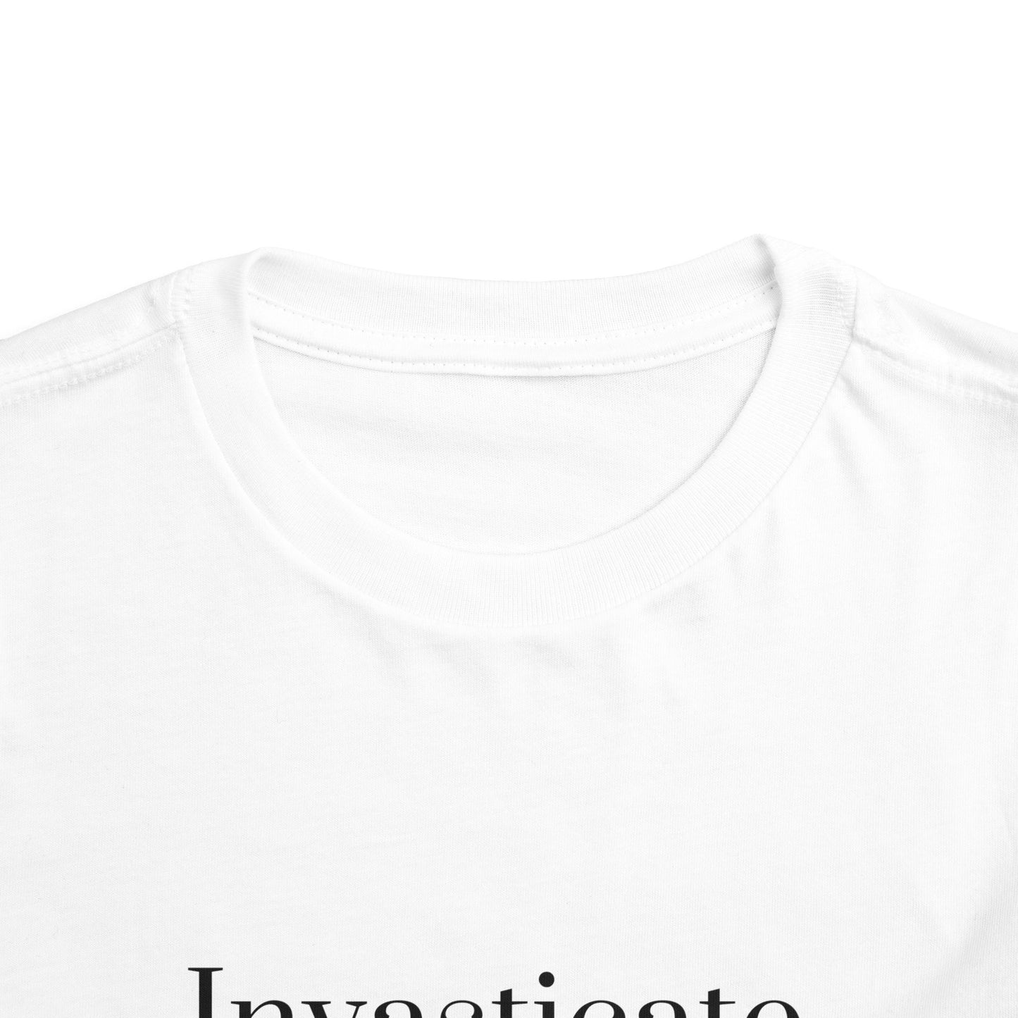 Curious Toddler Tee - Cute Short Sleeve Shirt, Kids Gift, Playful T-Shirt, Educational Apparel, Toddler Clothes