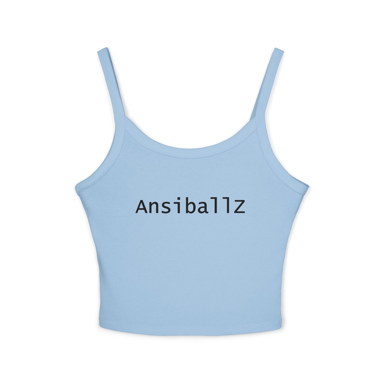 Trendy Women's Spaghetti Strap Tank Top with 'Ansiballz' Design | Ideal for Summer, Casual Wear, Gifts, Festivals, Lounging