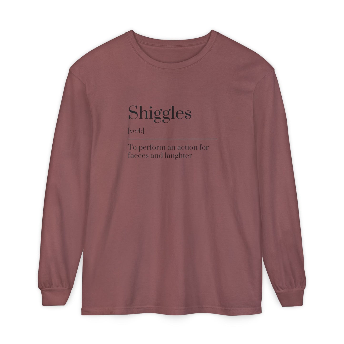 Unisex Garment-dyed Long Sleeve T-Shirt