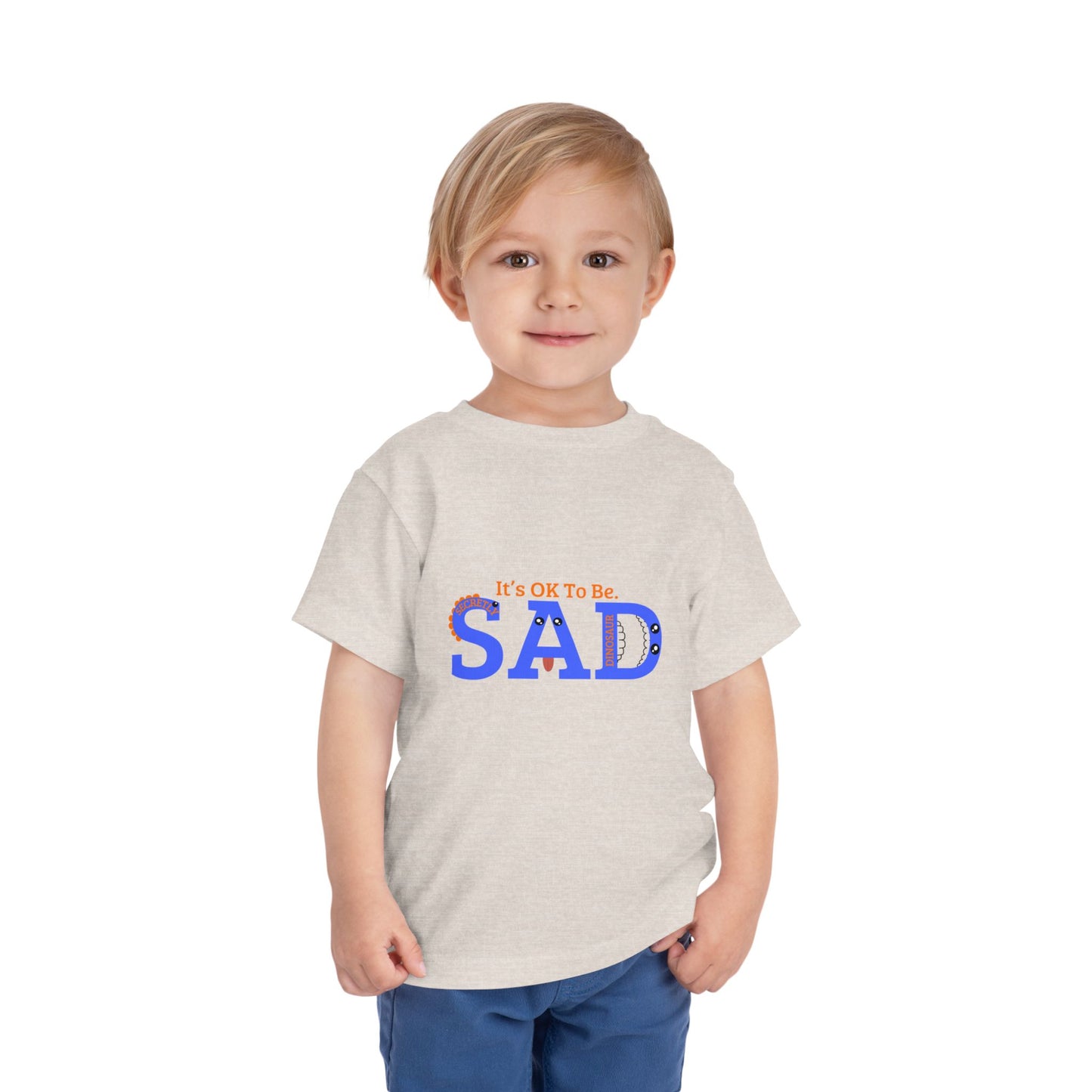 Emotional Support Toddler Tee - "It's OK To Be SAD"