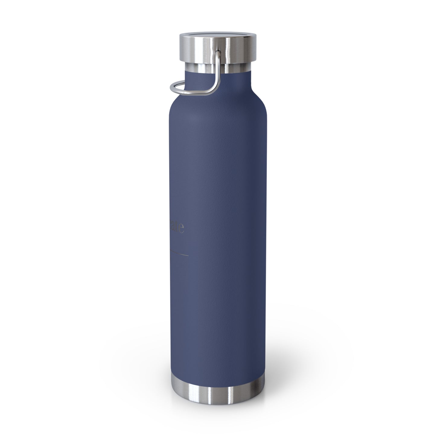 Curated Copper Insulated Water Bottle, 22oz | Stylish Hydration, Eco-Friendly, Gift for Adventurers, Travel Companion, Quote Bottle