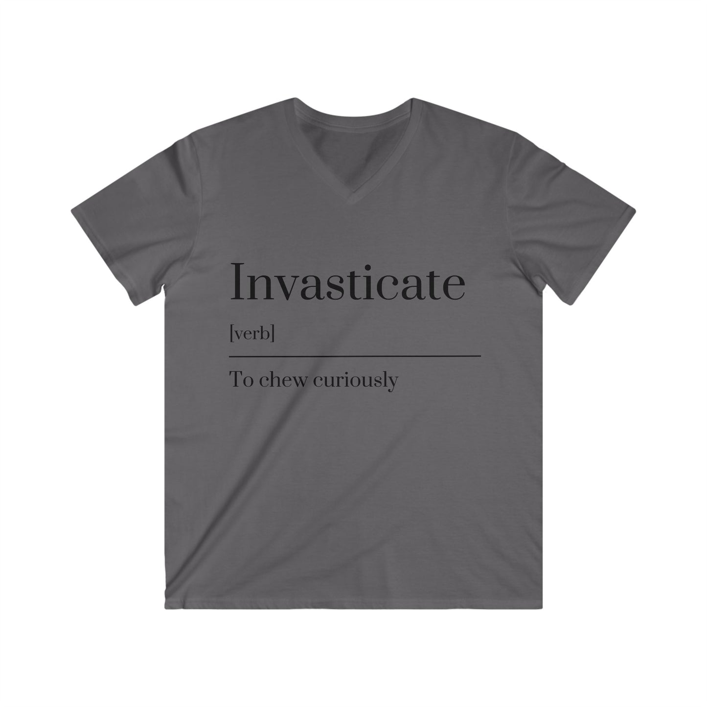 Men's Fitted V-Neck Short Sleeve Tee