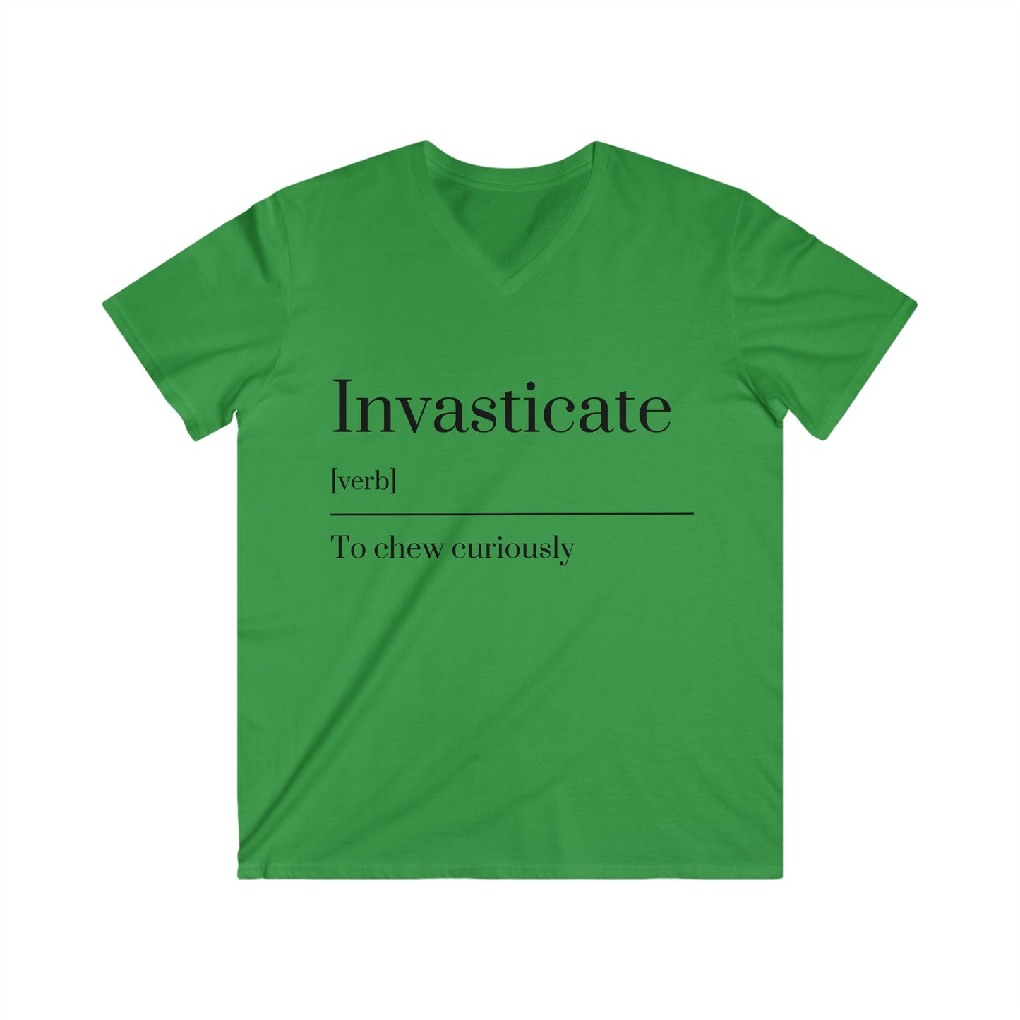 Men's Fitted V-Neck Short Sleeve Tee