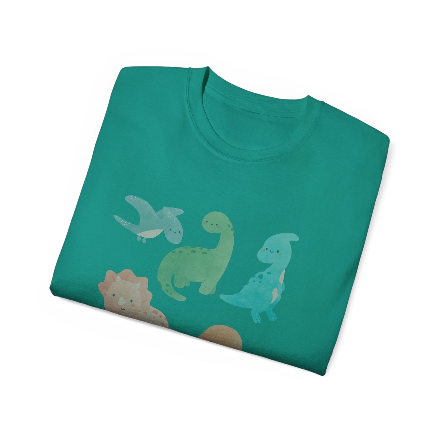 Adorable Dinosaur Graphic Tee - Cute Dino Shirt, Kids Gift, Dinosaur Lovers Apparel, Unisex Casual Wear, Fun Birthday Present