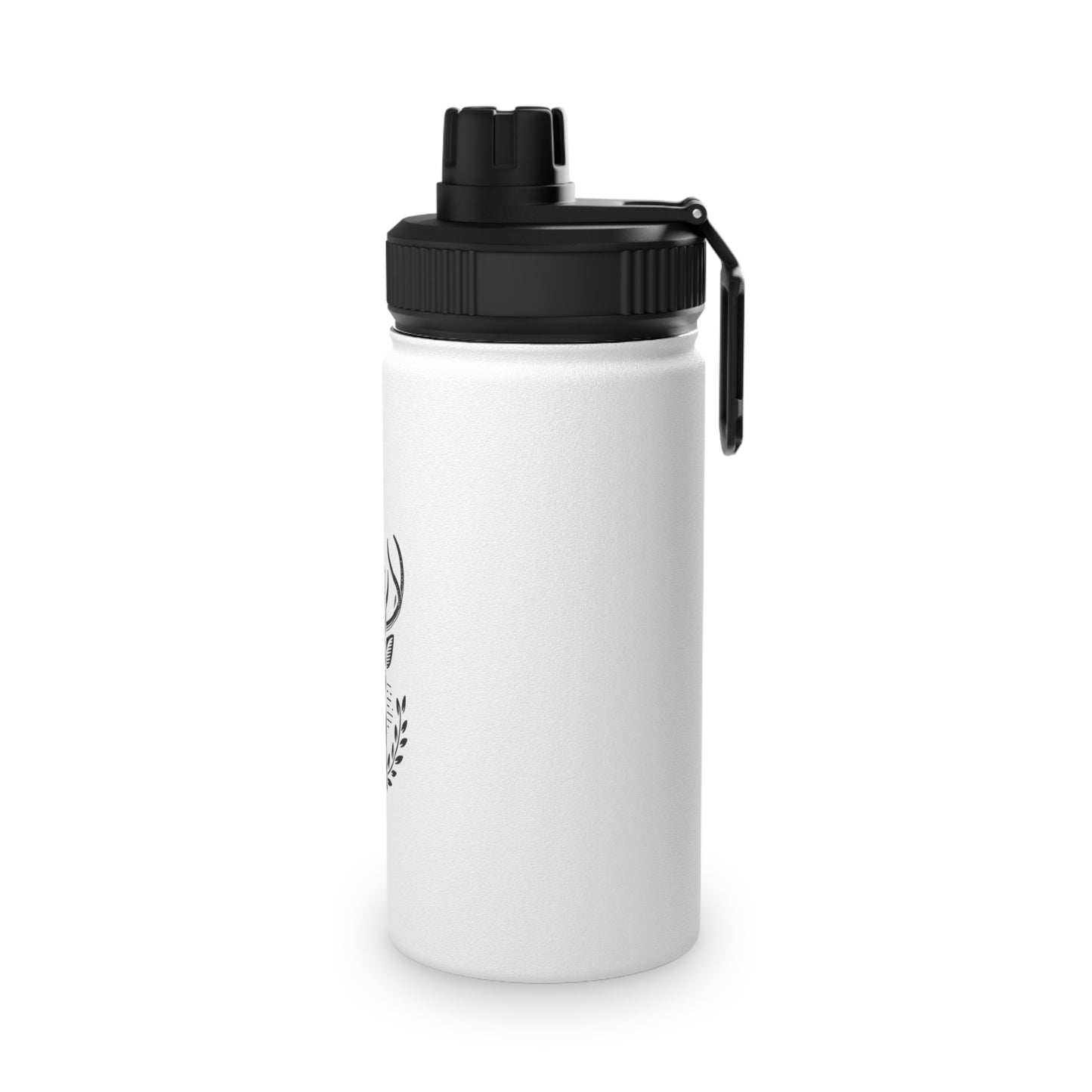 Eco-Friendly Stainless Steel Water Bottle with Sports Lid - Deer Design - Oh Deer Lord