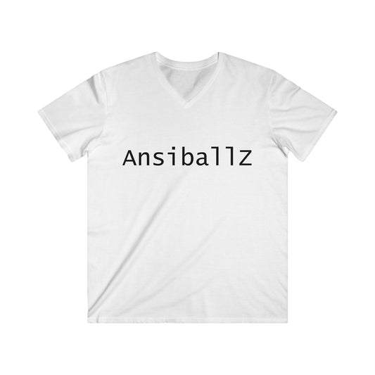 Men's Fitted V-Neck Tee - Stylish Graphic Casual Wear, Unique Gift, Trending Fashion, Everyday Comfort, Perfect for Relaxation