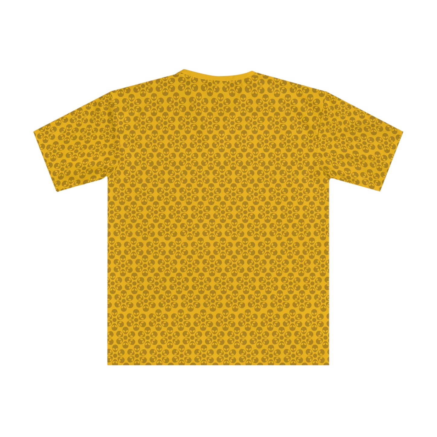 Mens Casual Graphic Tee Stylish Loose Tshirt Gift for Him Summer Fashion Relaxed Fit Wear Alien Flowers Yellow