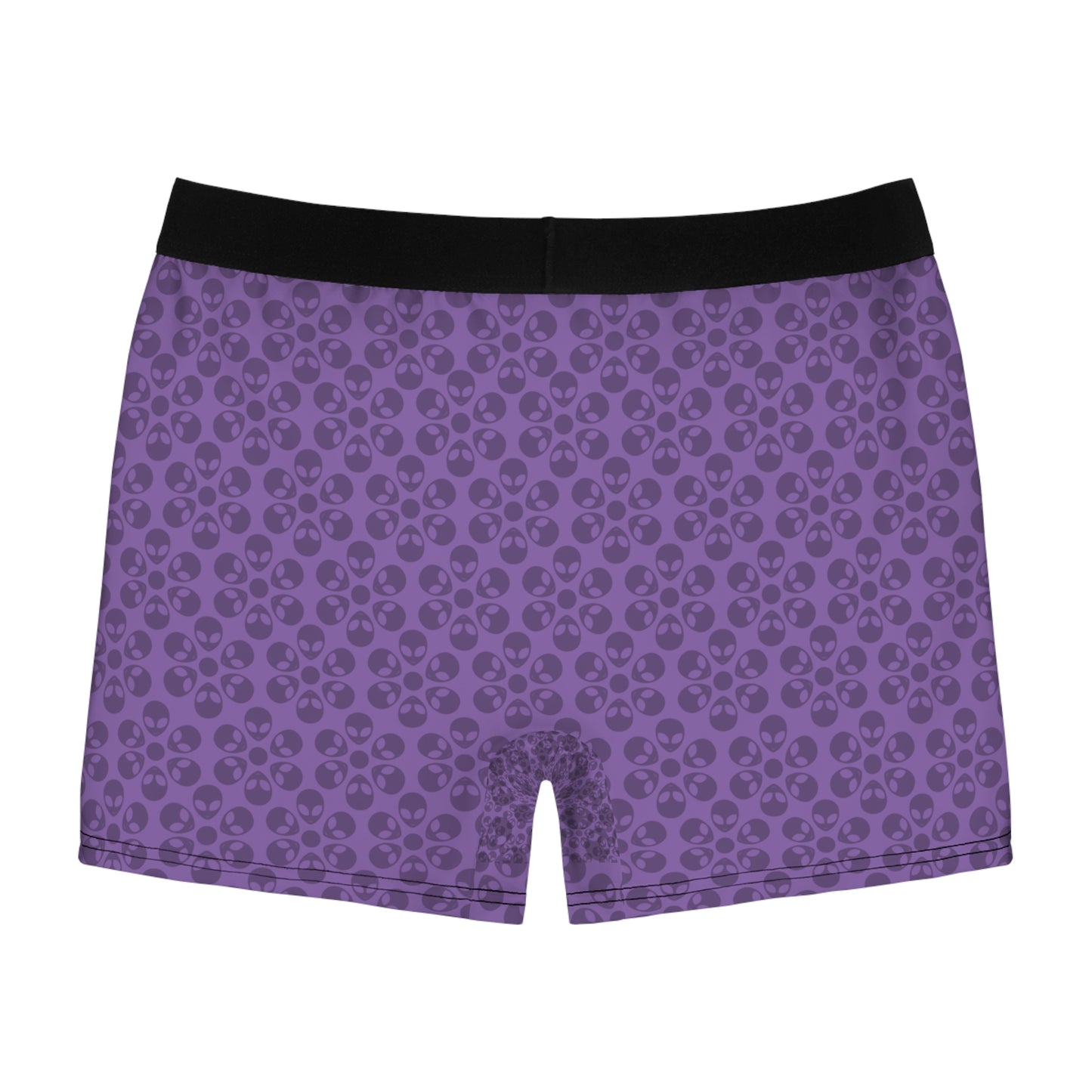 Mens Boxer Briefs  Alien Flowers Light Purple