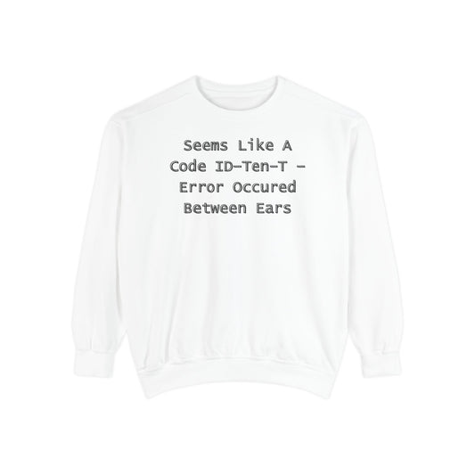 Unisex Garment-Dyed Sweatshirt