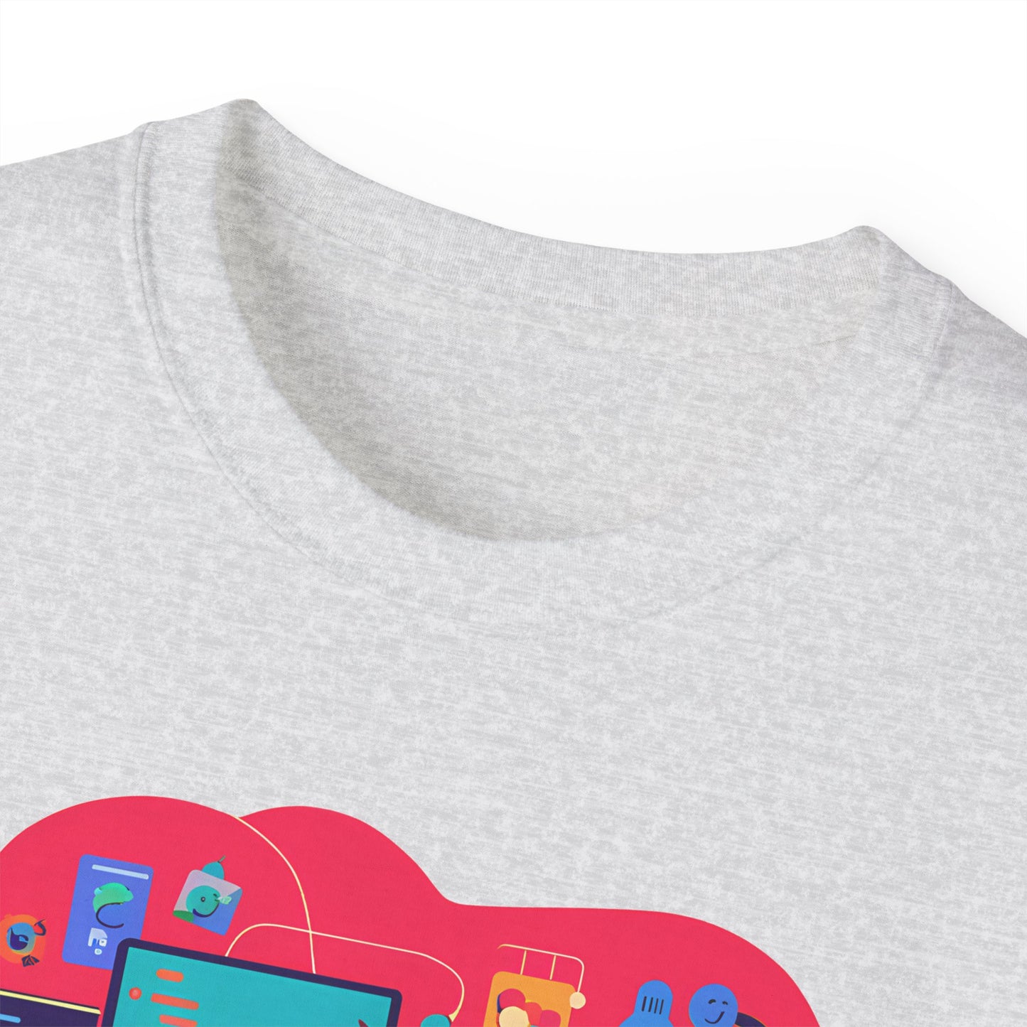 Playful Graphic Tee, Fun Casual Wear, Unique Gift for Gamers, Creative Illustration T-Shirt, Unisex Cotton Shirt, Birthday Present, [...]