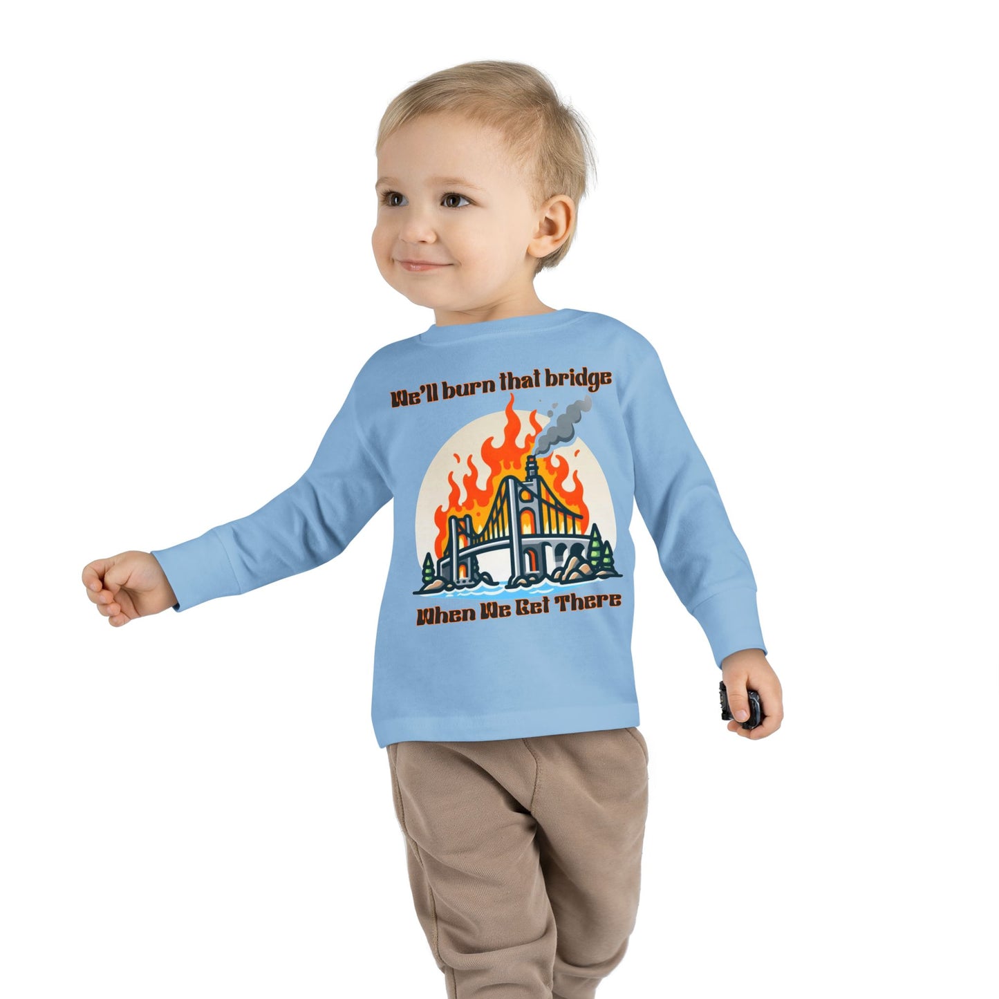 Funny Toddler Long Sleeve Tee - Kids Graphic Shirt, Cute Gift for Birthdays, Playtime, Celebrations, Everyday Wear