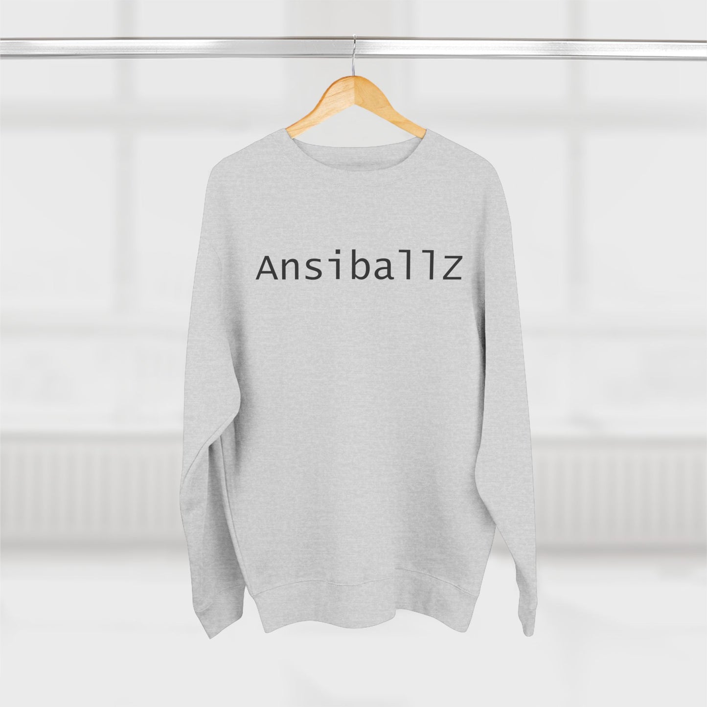 Cozy Unisex Crewneck Sweatshirt with 'Ansiballz' Design, Trendy Casual Wear, Perfect for Gifts, Lounge, or Everyday Use