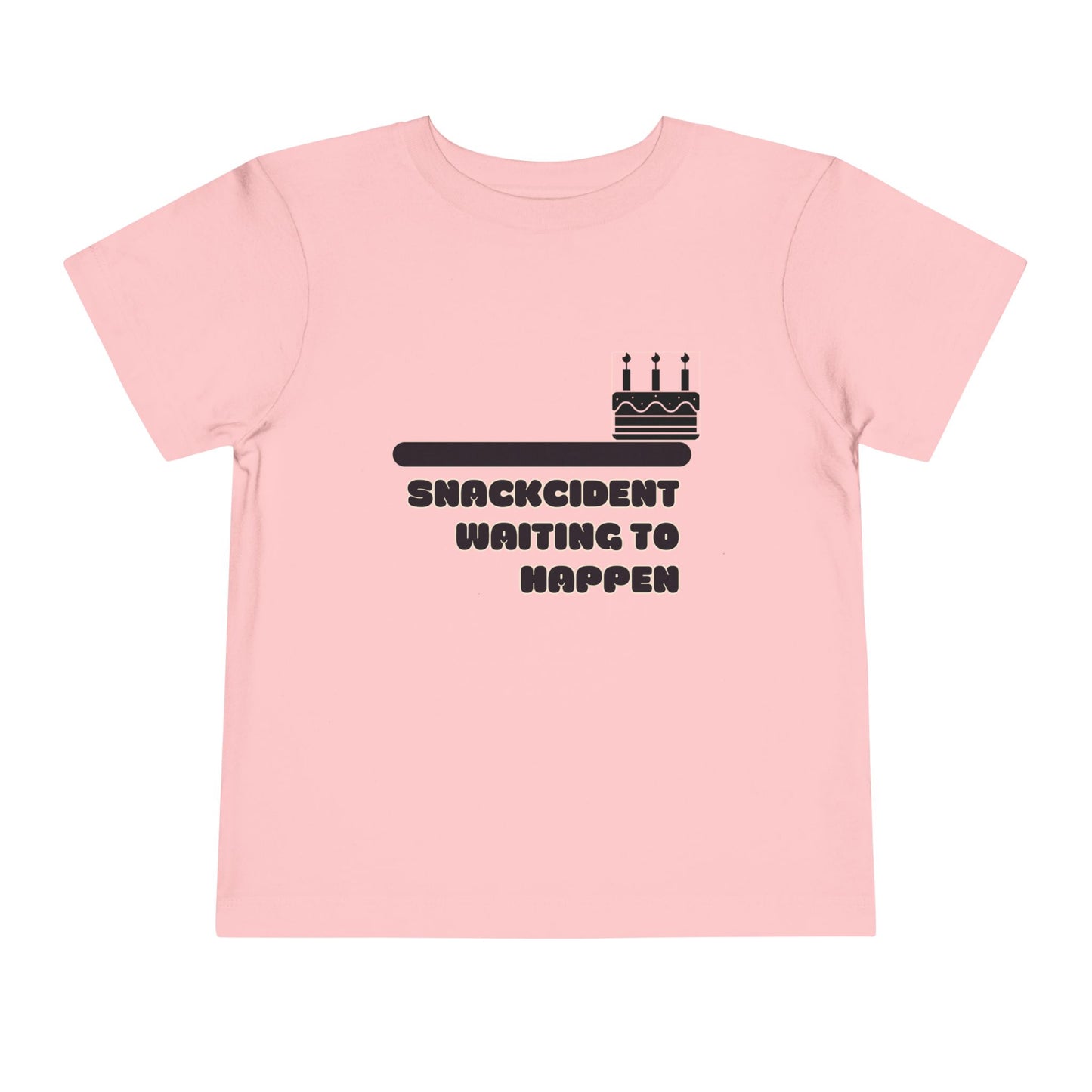 Toddler Birthday Tee - Shackcident Waiting to Happen, Cute Kids Shirt, Fun Party Outfit, Gift for Birthdays, Playful Toddler Apparel