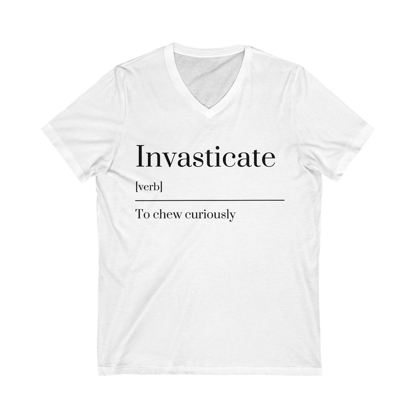 Invasticate Definition Tee, Cute Casual Shirt, Vocabulary Lover Gift, Literary Humor Top, Unique Educational Apparel
