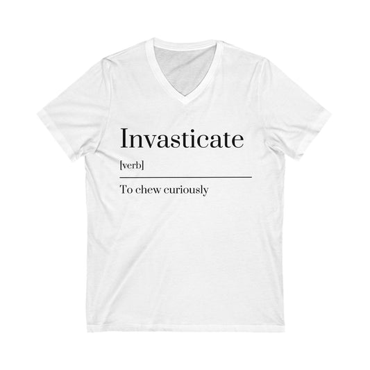 Invasticate Definition Tee, Cute Casual Shirt, Vocabulary Lover Gift, Literary Humor Top, Unique Educational Apparel