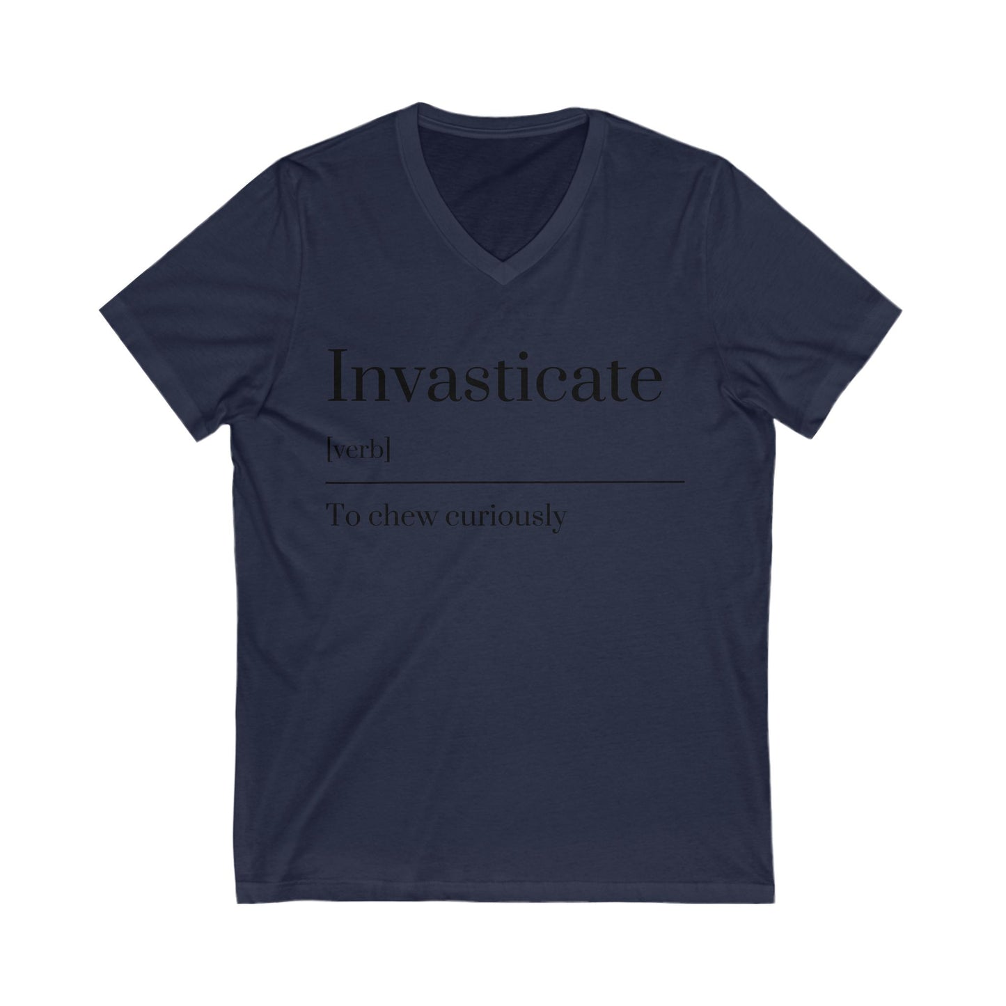 Invasticate Definition Tee, Cute Casual Shirt, Vocabulary Lover Gift, Literary Humor Top, Unique Educational Apparel