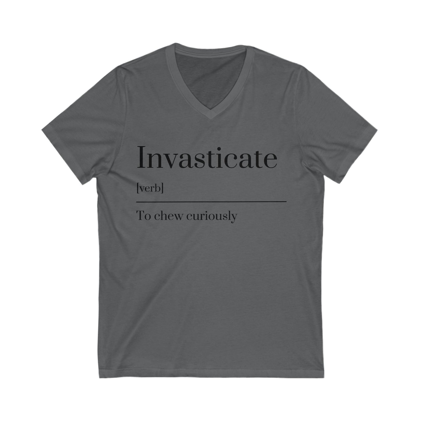 Invasticate Definition Tee, Cute Casual Shirt, Vocabulary Lover Gift, Literary Humor Top, Unique Educational Apparel