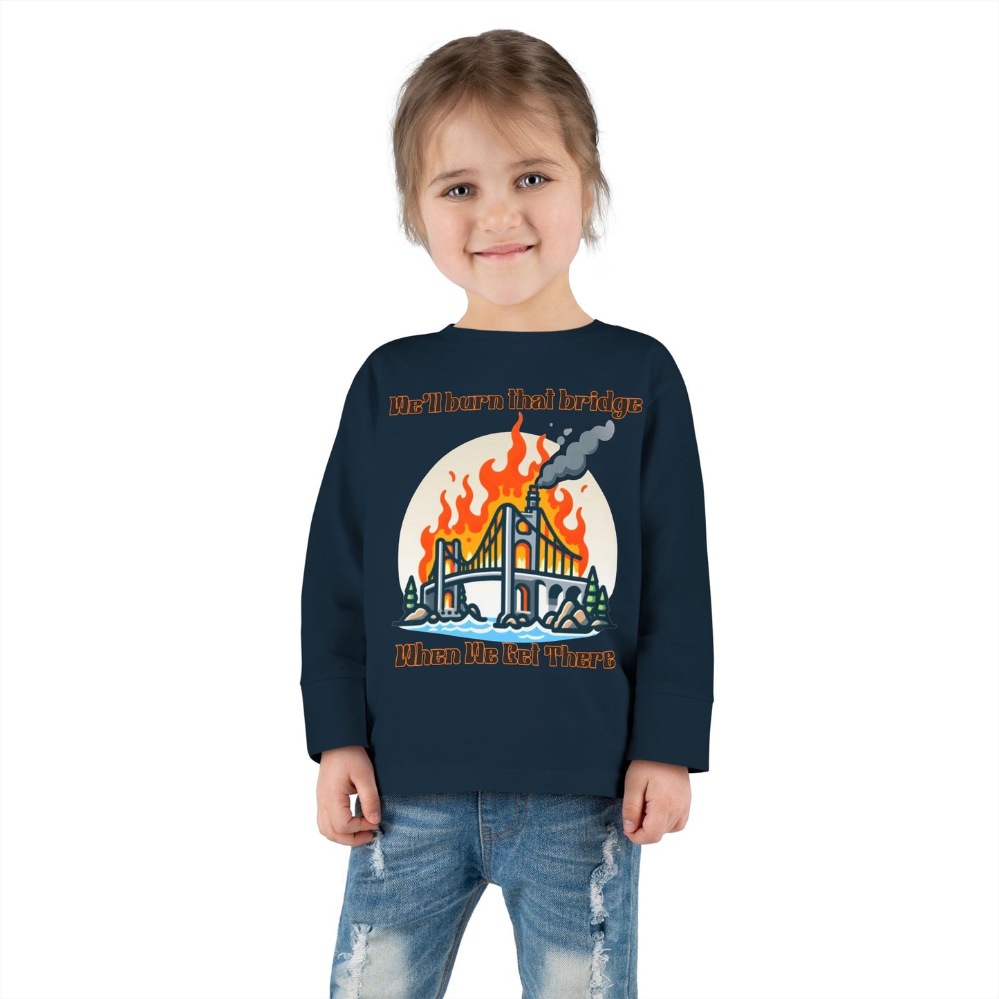 Funny Toddler Long Sleeve Tee - Kids Graphic Shirt, Cute Gift for Birthdays, Playtime, Celebrations, Everyday Wear