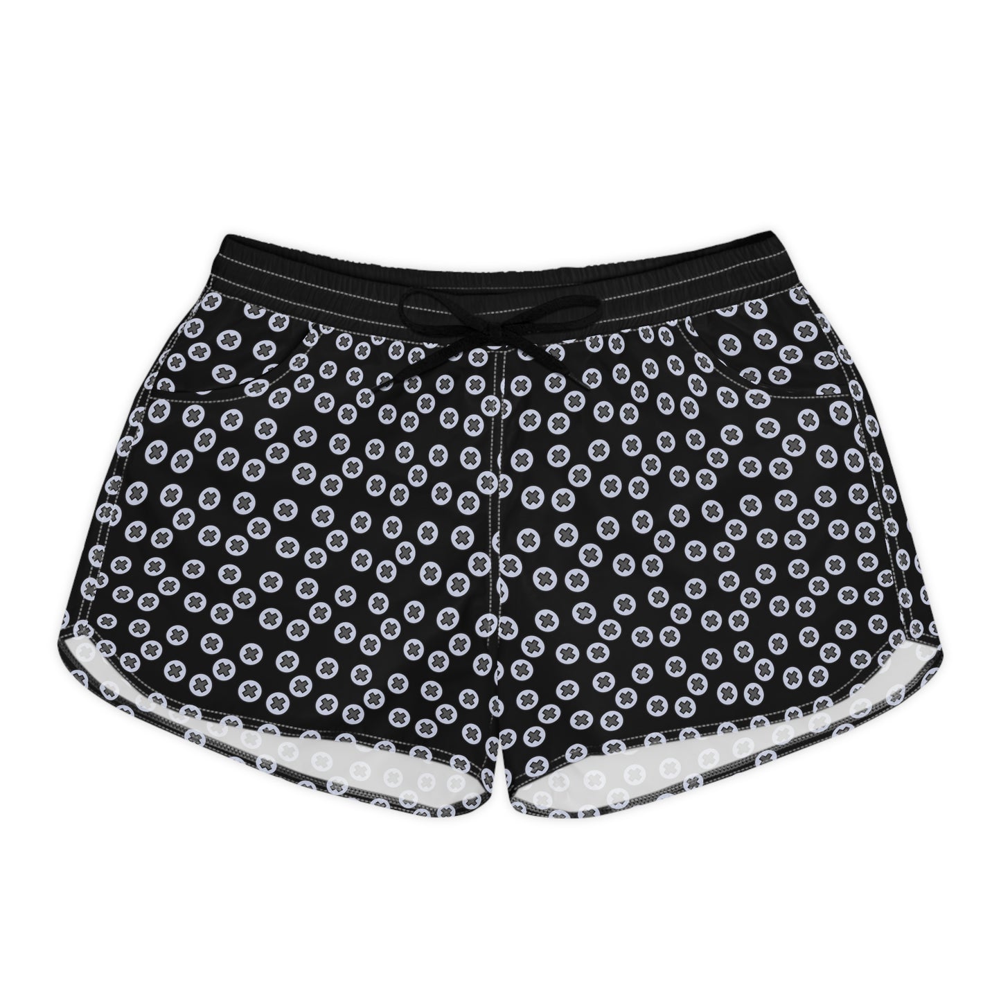 Chic Women's Casual Shorts, Comfy Summer Lounge Wear, Perfect for Vacations, Spa Days, & Relaxing at Home - Black