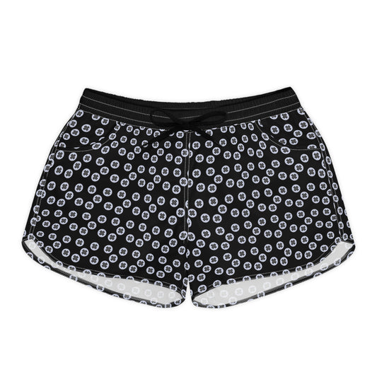 Chic Women's Casual Shorts, Comfy Summer Lounge Wear, Perfect for Vacations, Spa Days, & Relaxing at Home - Black